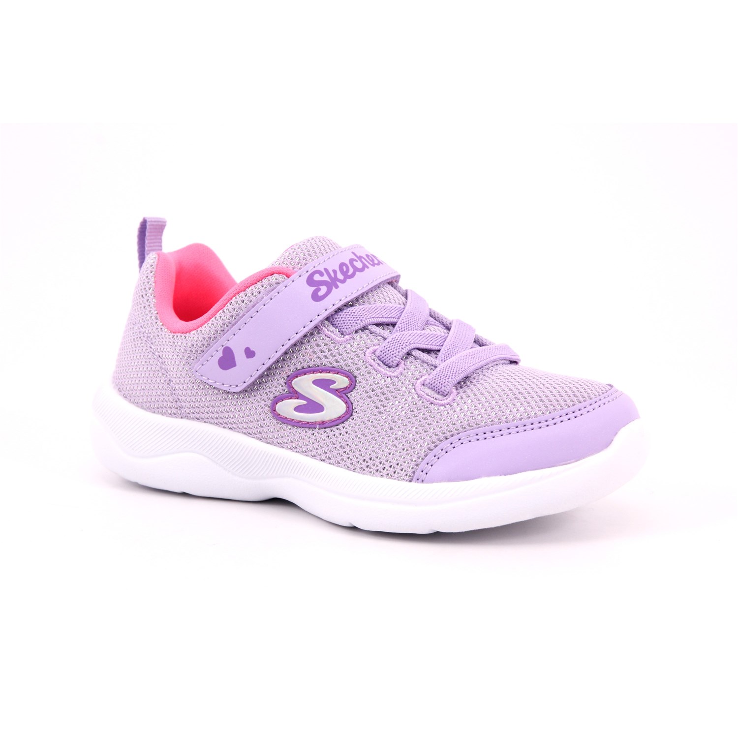 Scarpa Strappi + Elastico Skechers Bambina Lavanda Scarpa Strappi + Elastico Skechers Bambina Lavanda Scarpe 233 - 302885N