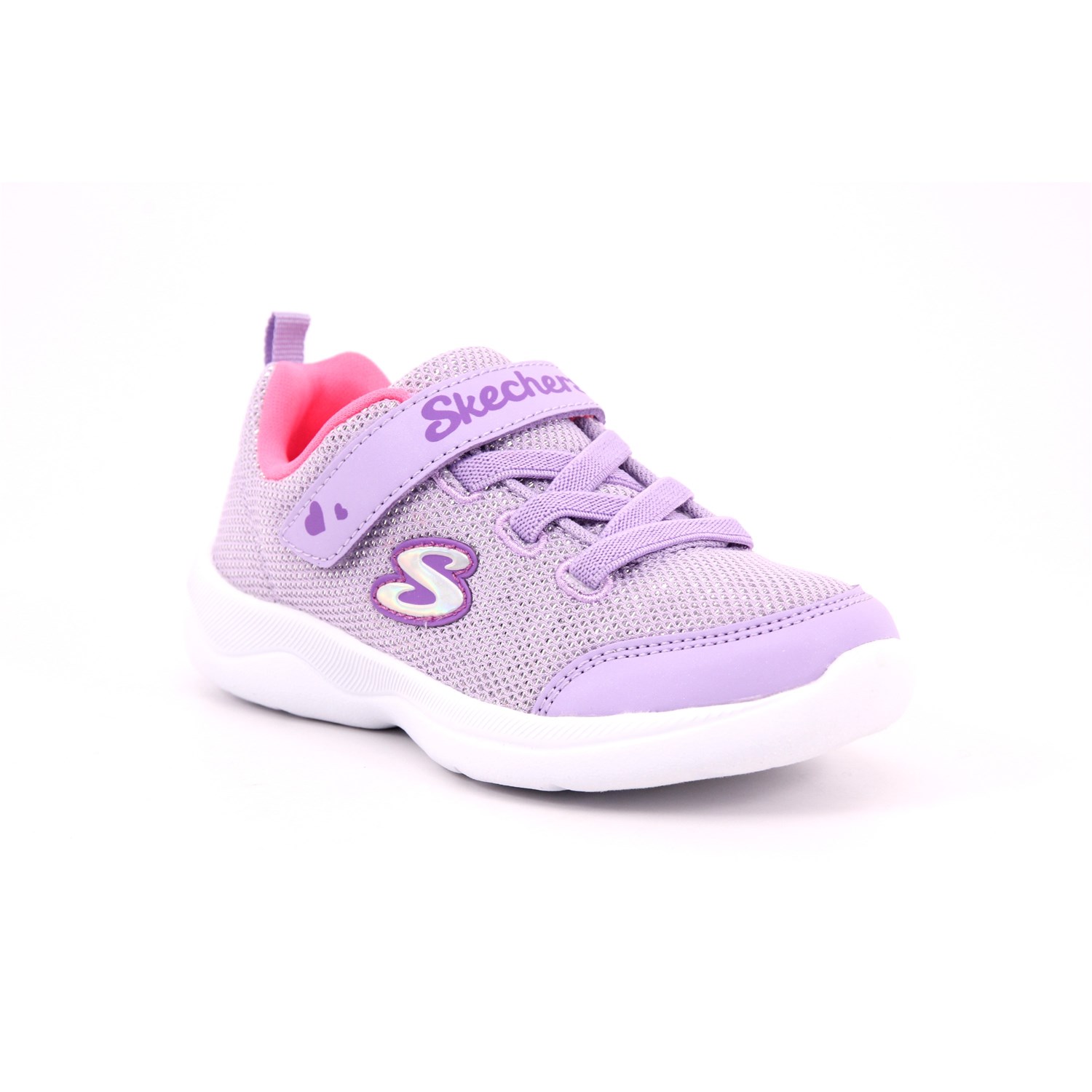 Scarpa Strappi + Elastico Skechers Bambina Lavanda Scarpa Strappi + Elastico Skechers Bambina Lavanda Scarpe 233 - 302885N