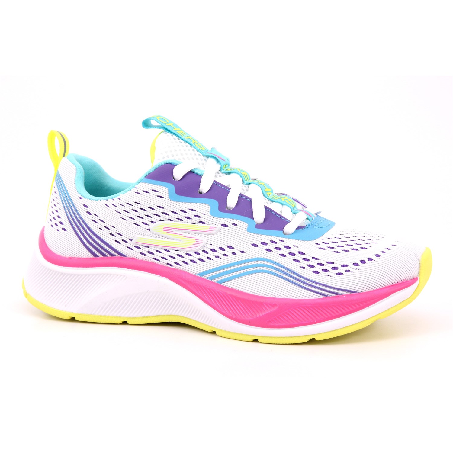 Scarpa Allacciata Skechers Bambina Bianco Scarpa Allacciata Skechers Bambina Bianco Scarpe 236 - 303651L