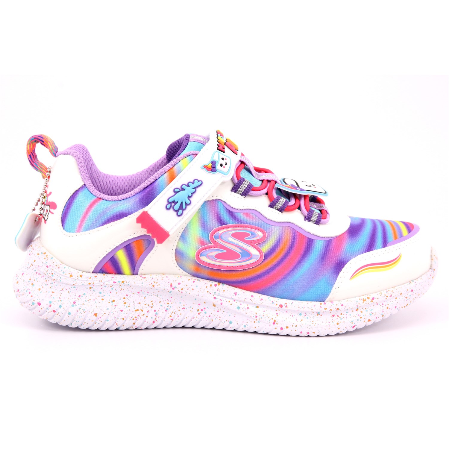 Scarpa Strappi + Elastico Skechers Bambina Bianco Scarpa Strappi + Elastico Skechers Bambina Bianco Scarpe 240 - 302215L