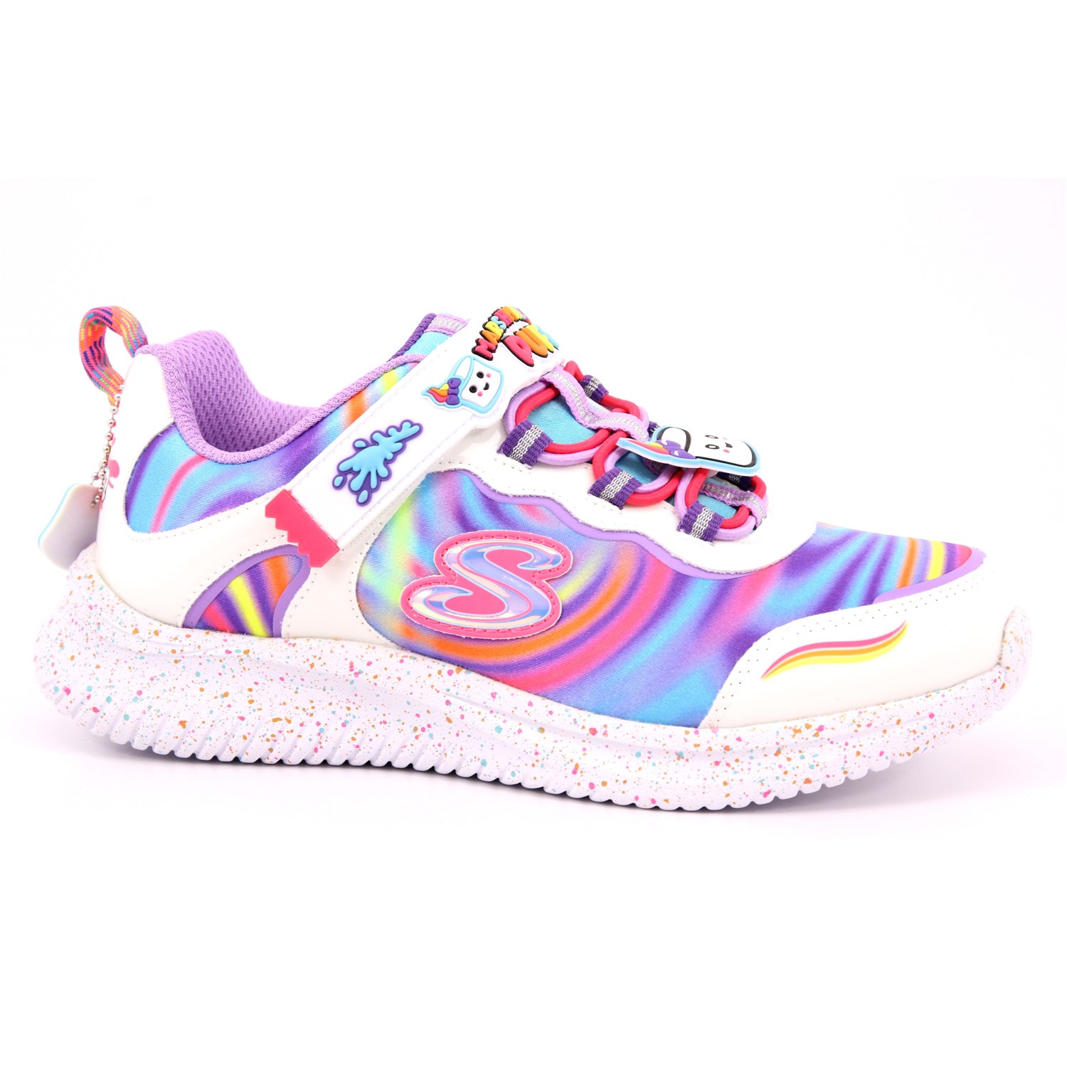 Scarpa Strappi + Elastico Skechers Bambina Bianco Scarpa Strappi + Elastico Skechers Bambina Bianco Scarpe 240 - 302215L