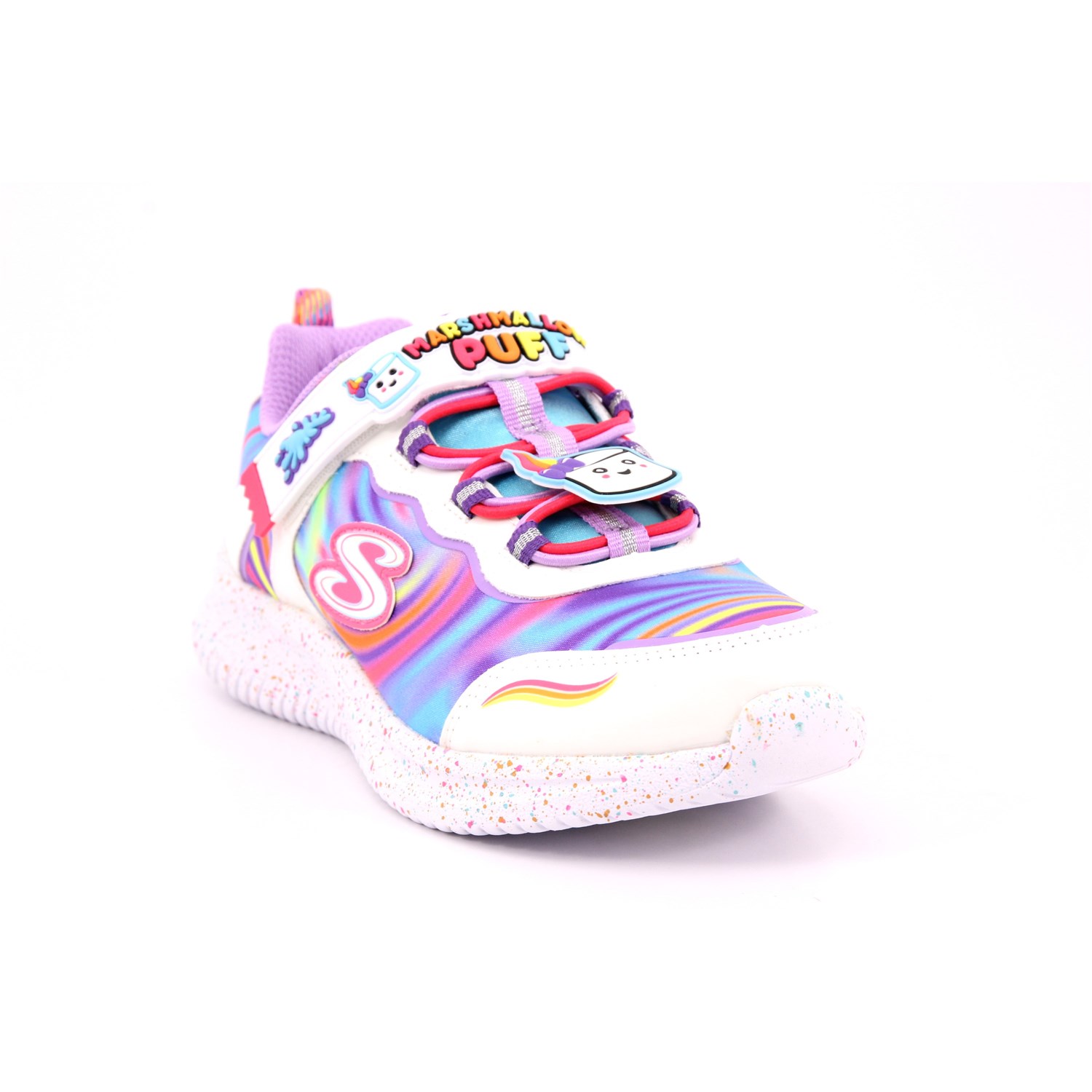 Scarpa Strappi + Elastico Skechers Bambina Bianco Scarpa Strappi + Elastico Skechers Bambina Bianco Scarpe 240 - 302215L
