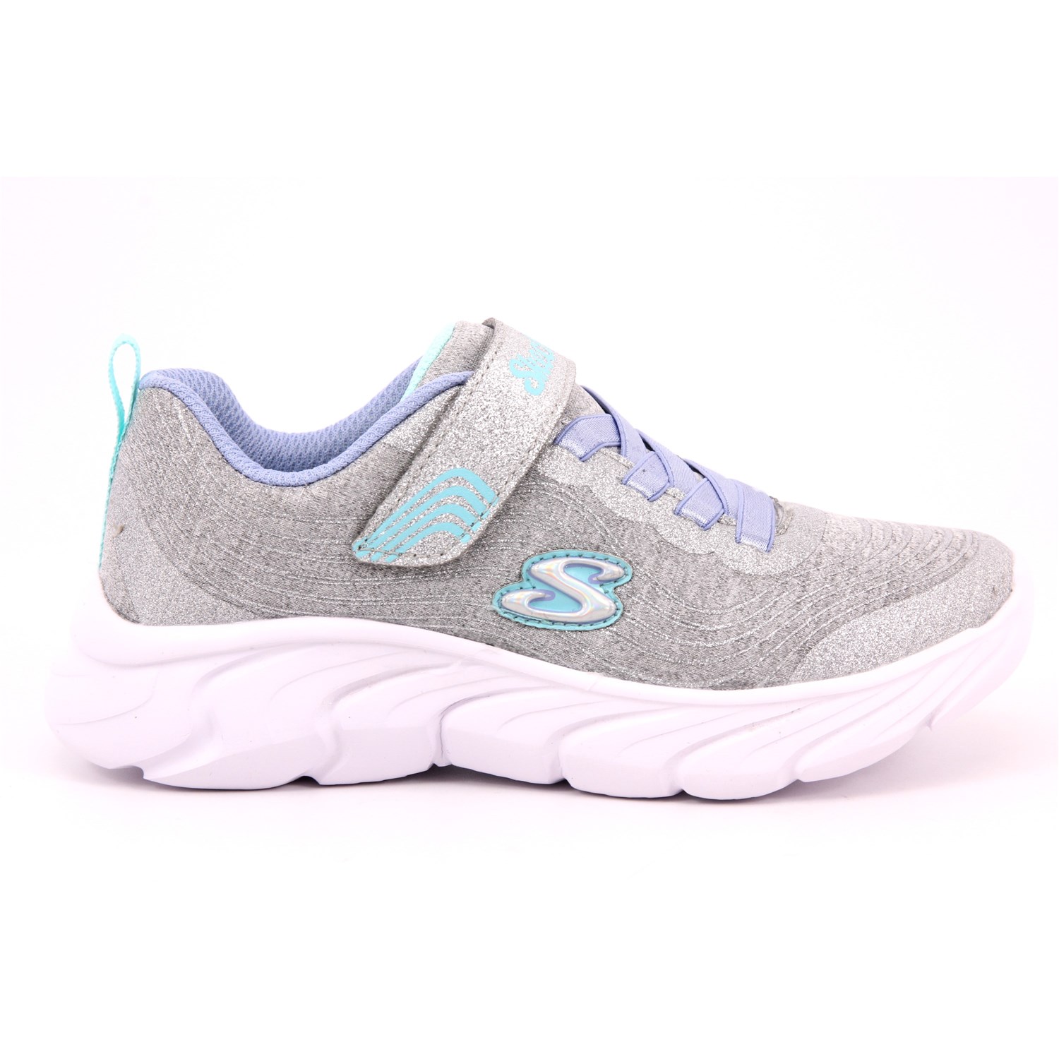 Scarpa Strappi + Elastico Skechers Bambina Argento Scarpa Strappi + Elastico Skechers Bambina Argento Scarpe 241 - 302480L