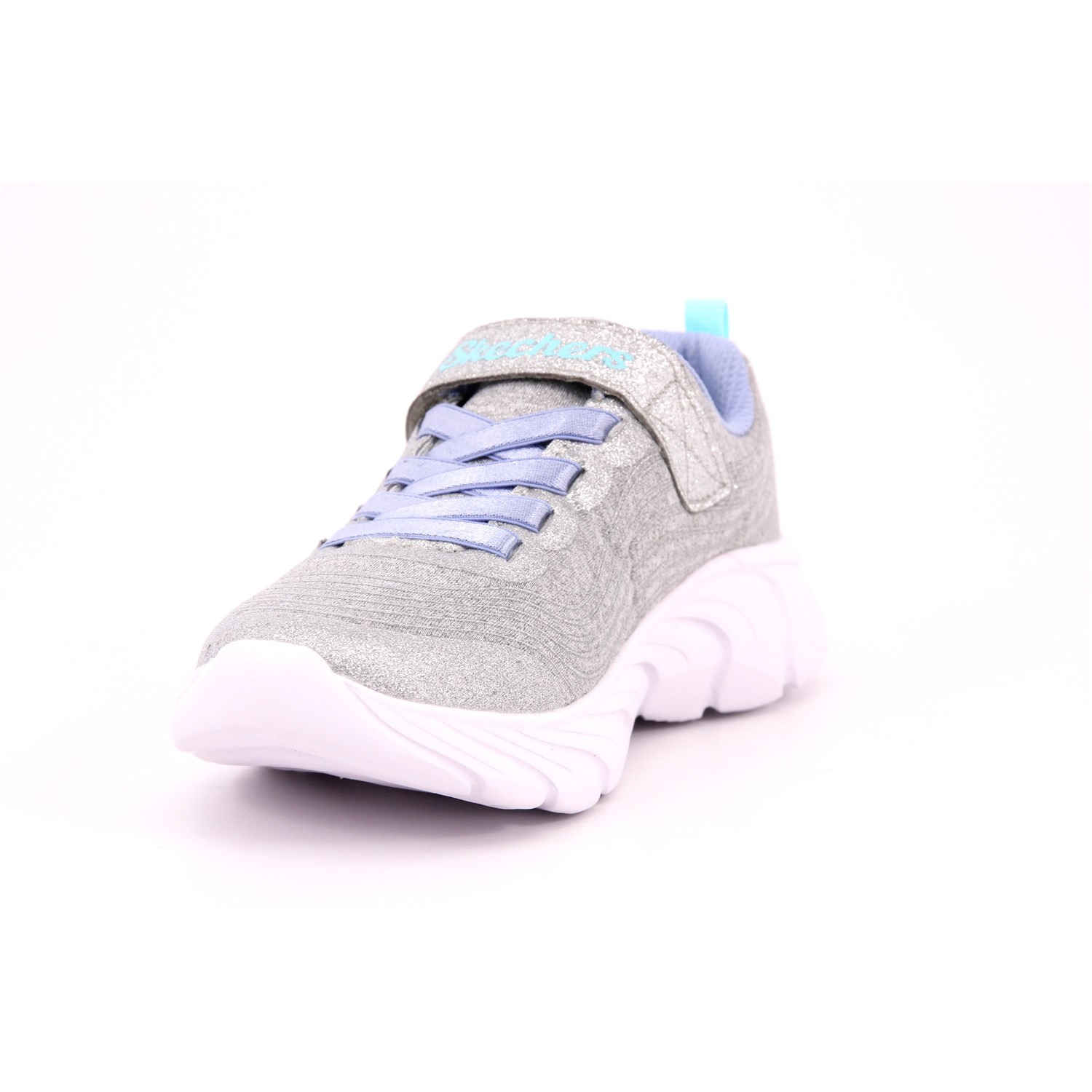 Scarpa Strappi + Elastico Skechers Bambina Argento Scarpa Strappi + Elastico Skechers Bambina Argento Scarpe 241 - 302480L