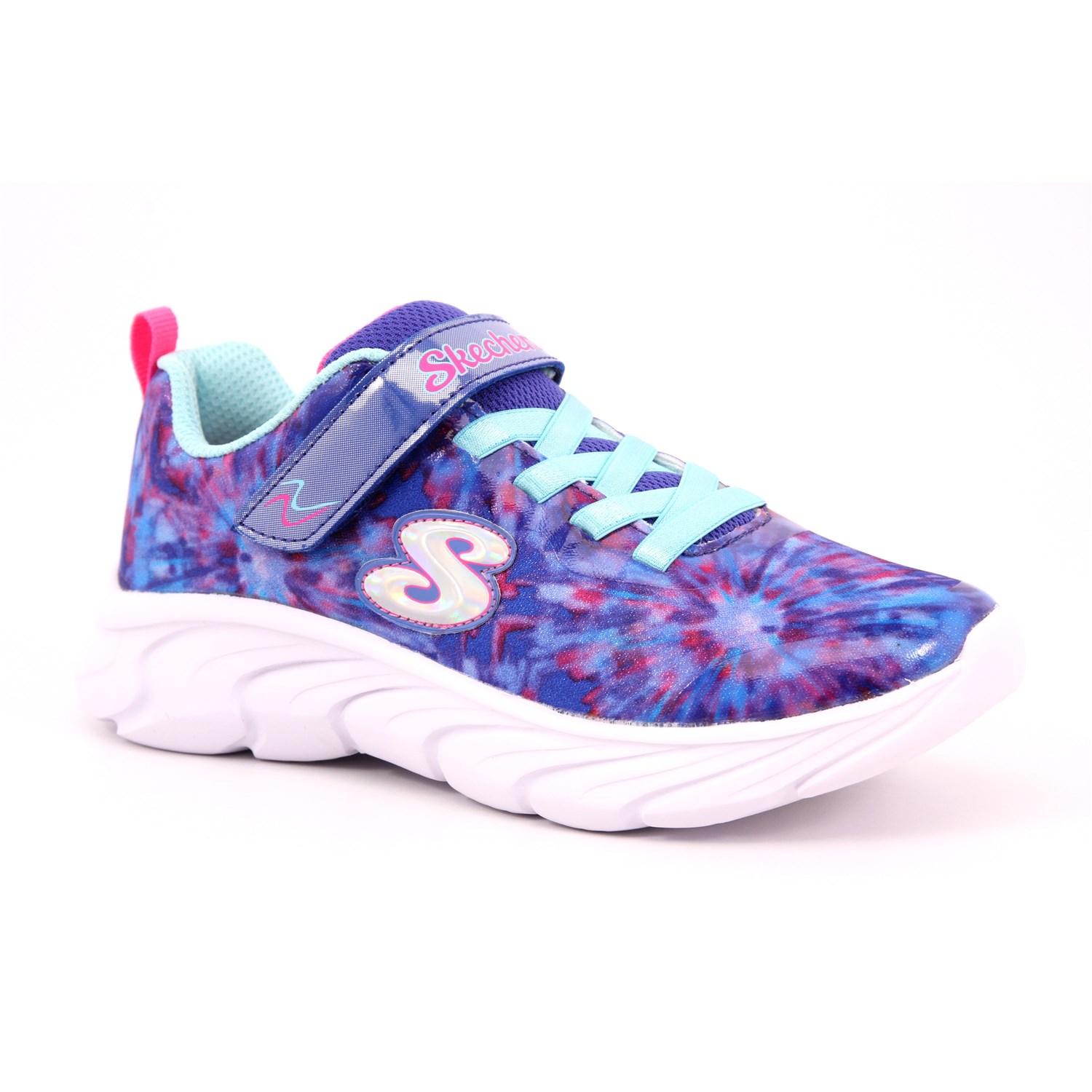 Scarpa Strappi + Elastico Skechers Bambina Lilla Scarpa Strappi + Elastico Skechers Bambina Lilla Scarpe 242 - 302484L