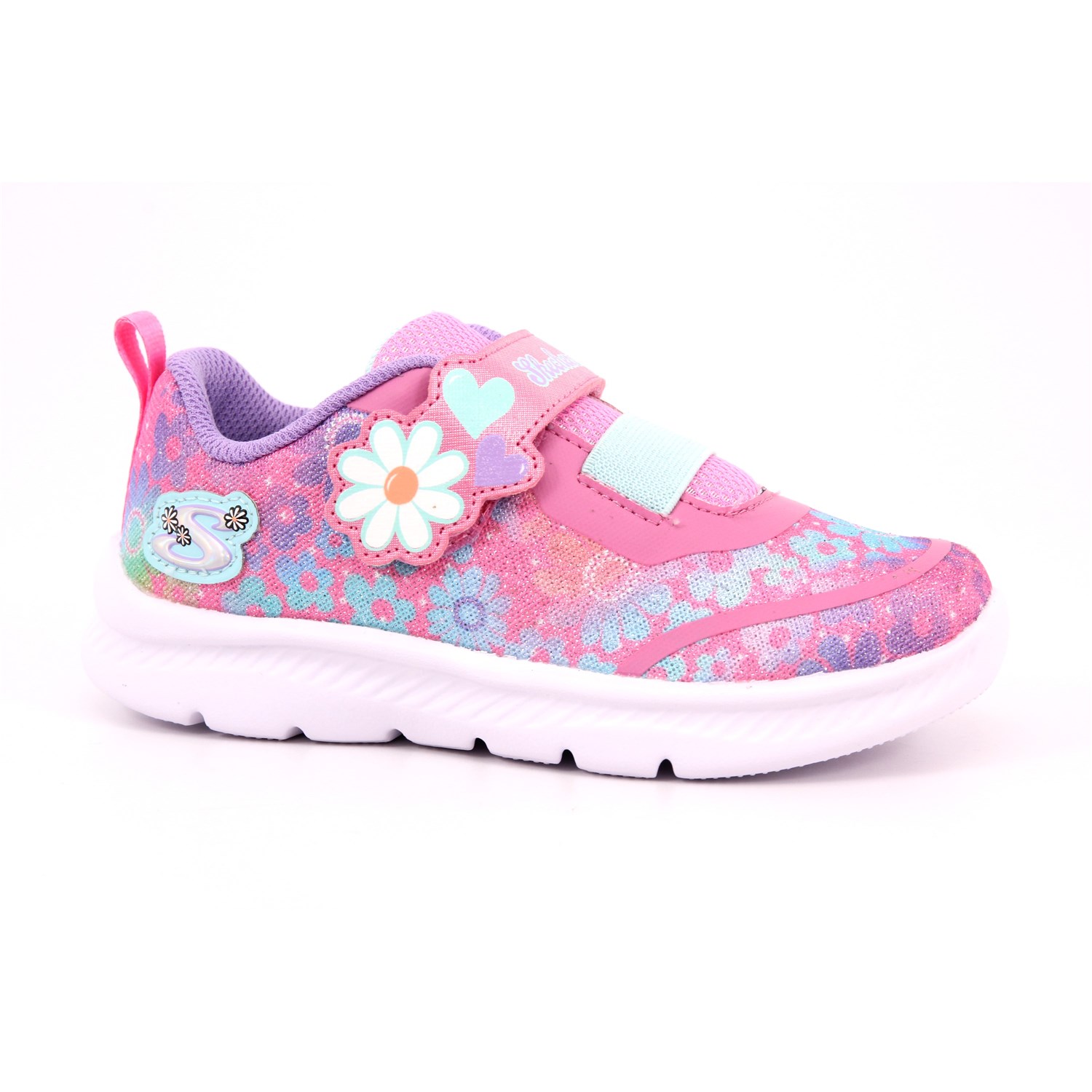 Scarpa Strappi + Elastico Skechers Bambina Fuxia Scarpa Strappi + Elastico Skechers Bambina Fuxia Scarpe 244 - 302717N