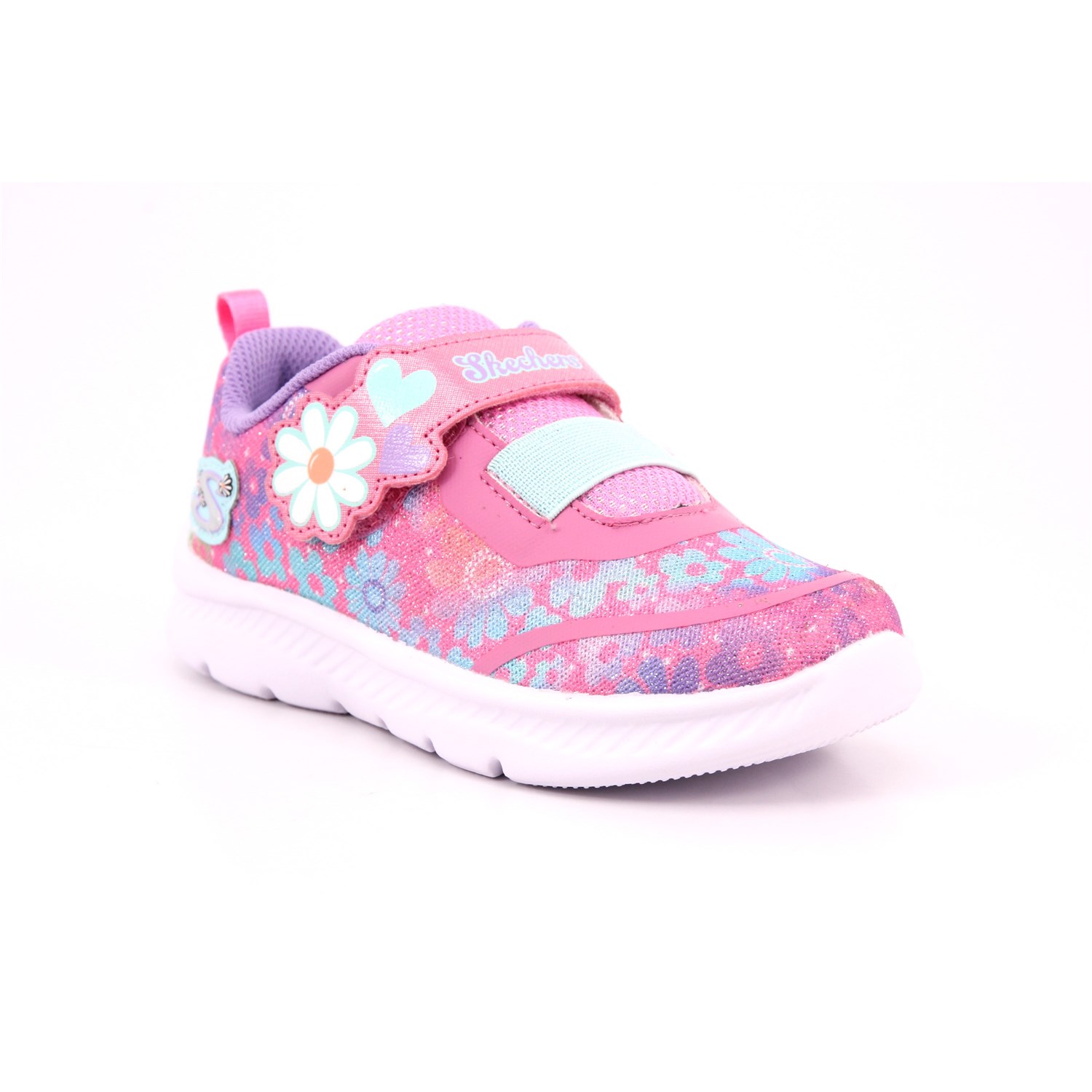 Scarpa Strappi + Elastico Skechers Bambina Fuxia Scarpa Strappi + Elastico Skechers Bambina Fuxia Scarpe 244 - 302717N