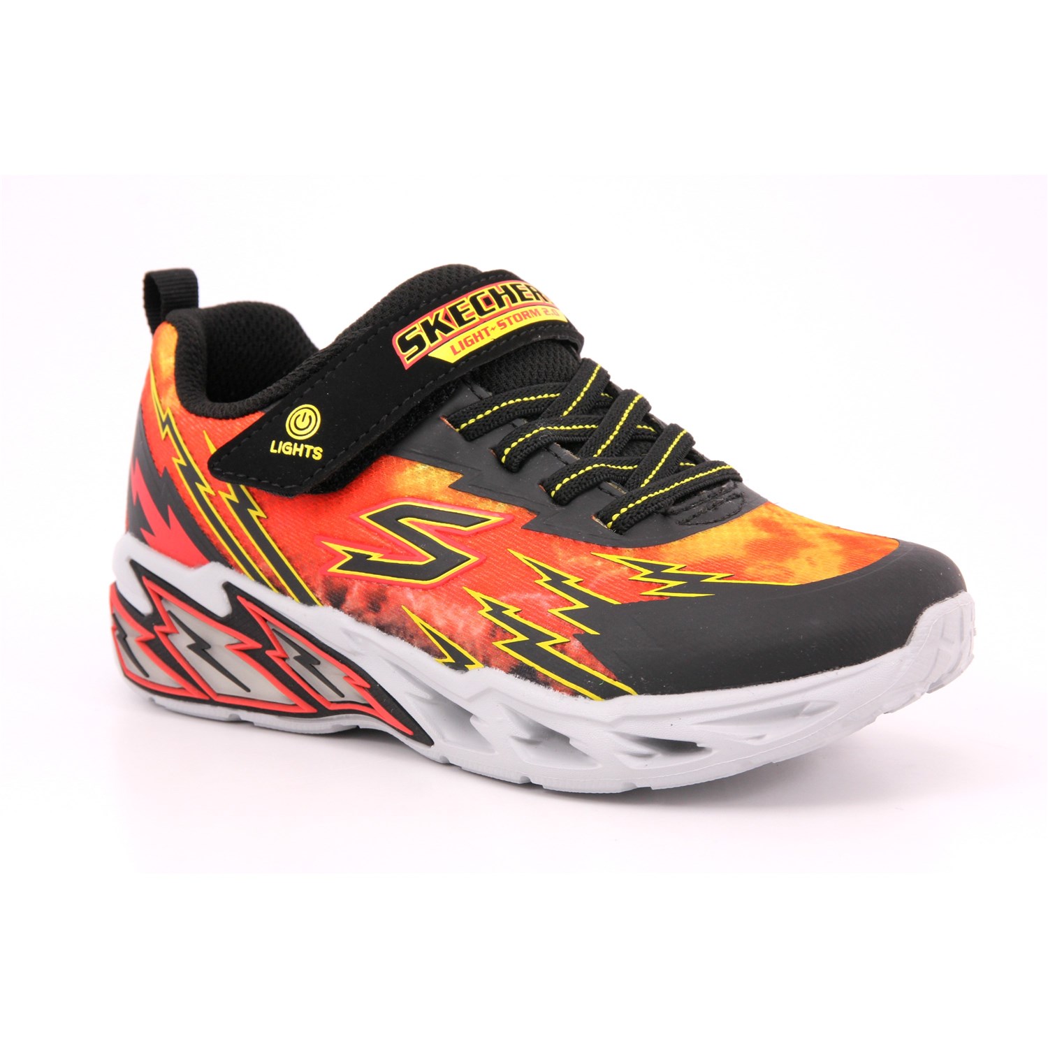 Scarpa Strappi + Elastico Skechers Bambino Rosso Scarpa Strappi + Elastico Skechers Bambino Rosso Scarpe 246 - 400150L
