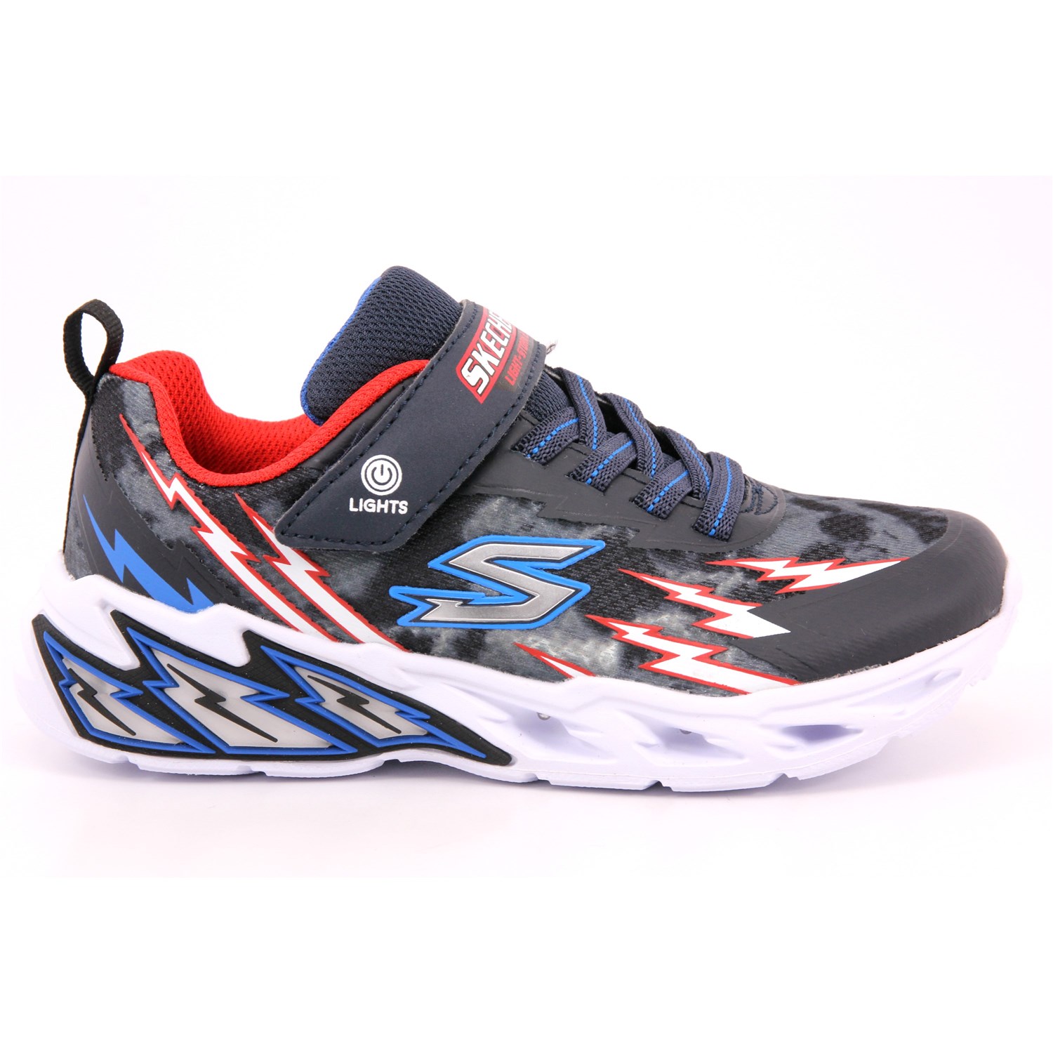 Scarpa Strappi + Elastico Skechers Bambino Blu Scarpa Strappi + Elastico Skechers Bambino Blu Scarpe 247 - 400150L