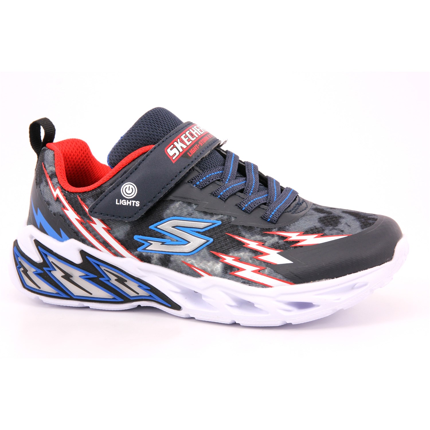 Scarpa Strappi + Elastico Skechers Bambino Blu Scarpa Strappi + Elastico Skechers Bambino Blu Scarpe 247 - 400150L