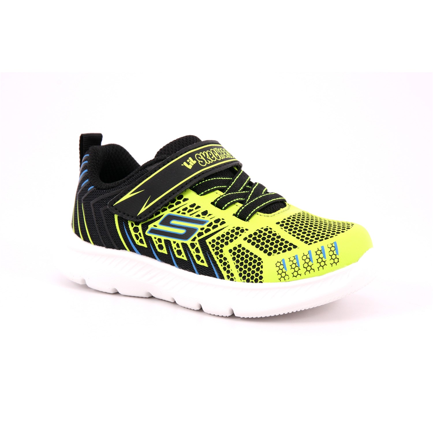 Scarpa Strappi + Elastico Skechers Bambino Nero Scarpa Strappi + Elastico Skechers Bambino Nero Scarpe 252 - 407218N