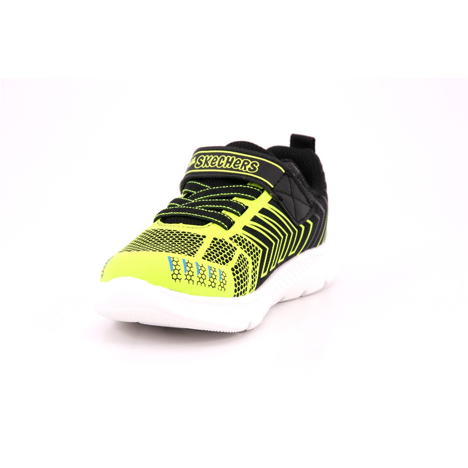 Scarpa Strappi + Elastico Skechers Bambino Nero Scarpa Strappi + Elastico Skechers Bambino Nero Scarpe 252 - 407218N