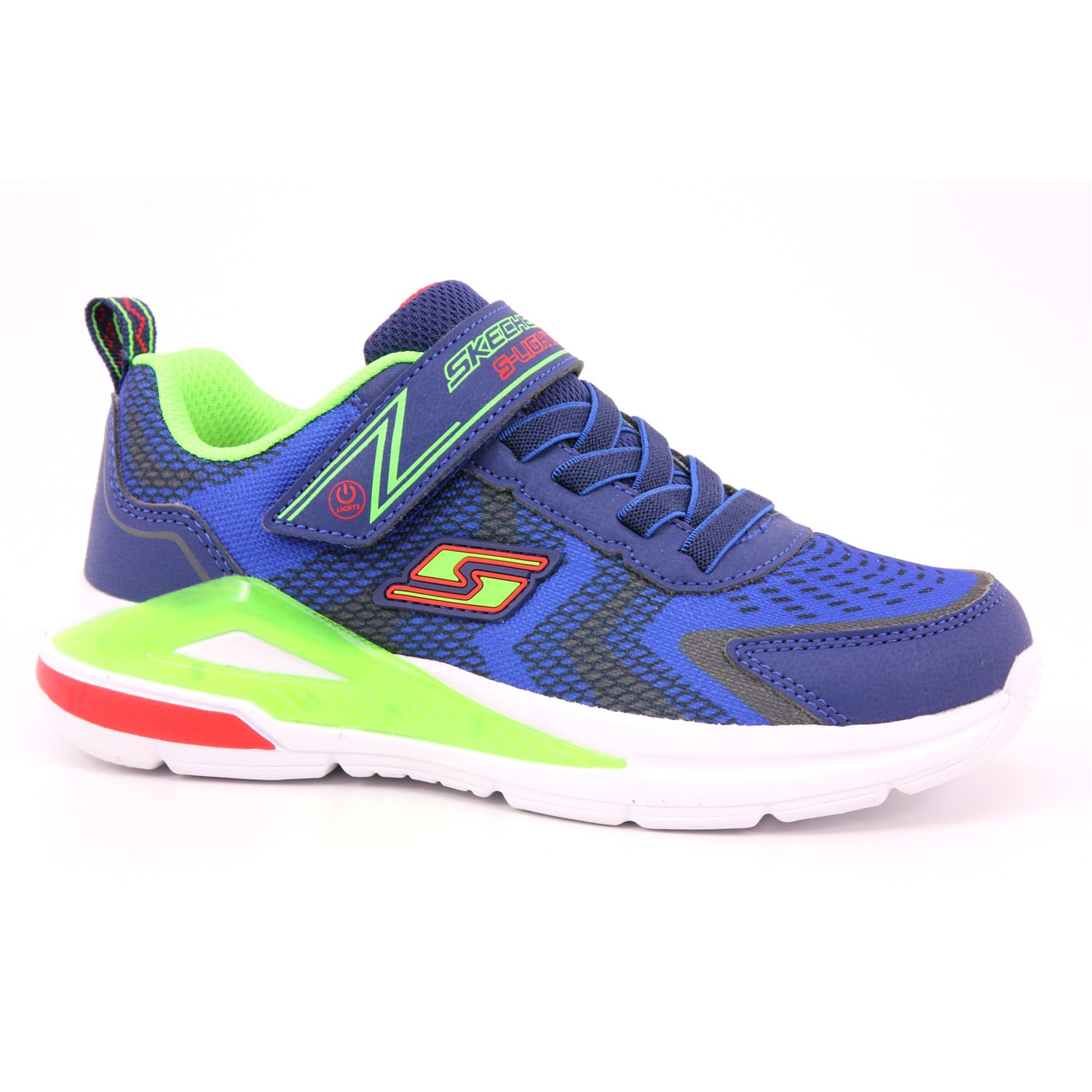 Scarpa Strappi + Elastico Skechers Bambino Blu Scarpa Strappi + Elastico Skechers Bambino Blu Scarpe 255 - 401660L