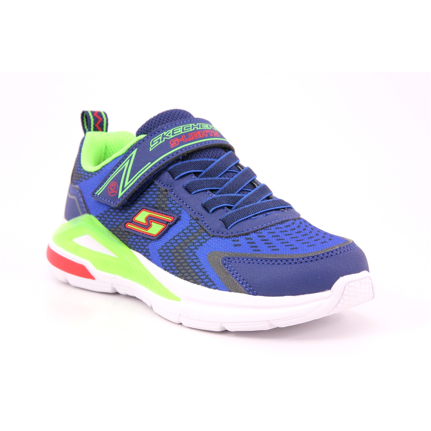 Scarpa Strappi + Elastico Skechers Bambino Blu Scarpa Strappi + Elastico Skechers Bambino Blu Scarpe 255 - 401660L
