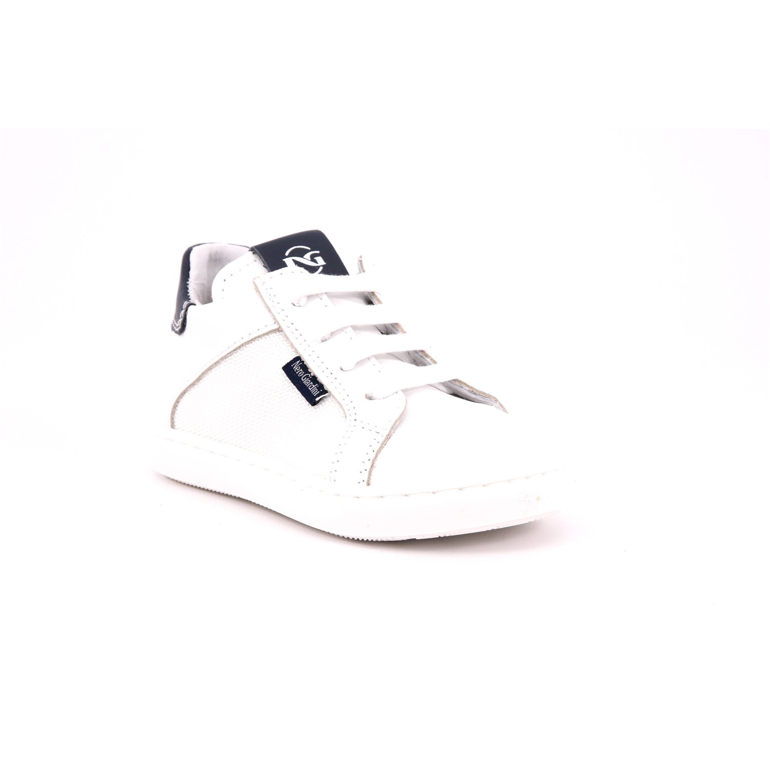 Scarpa Allacciata Nero Giardini Bambino Bianco Scarpa Allacciata Nero Giardini Bambino Bianco Scarpe 616 - E324910M 707