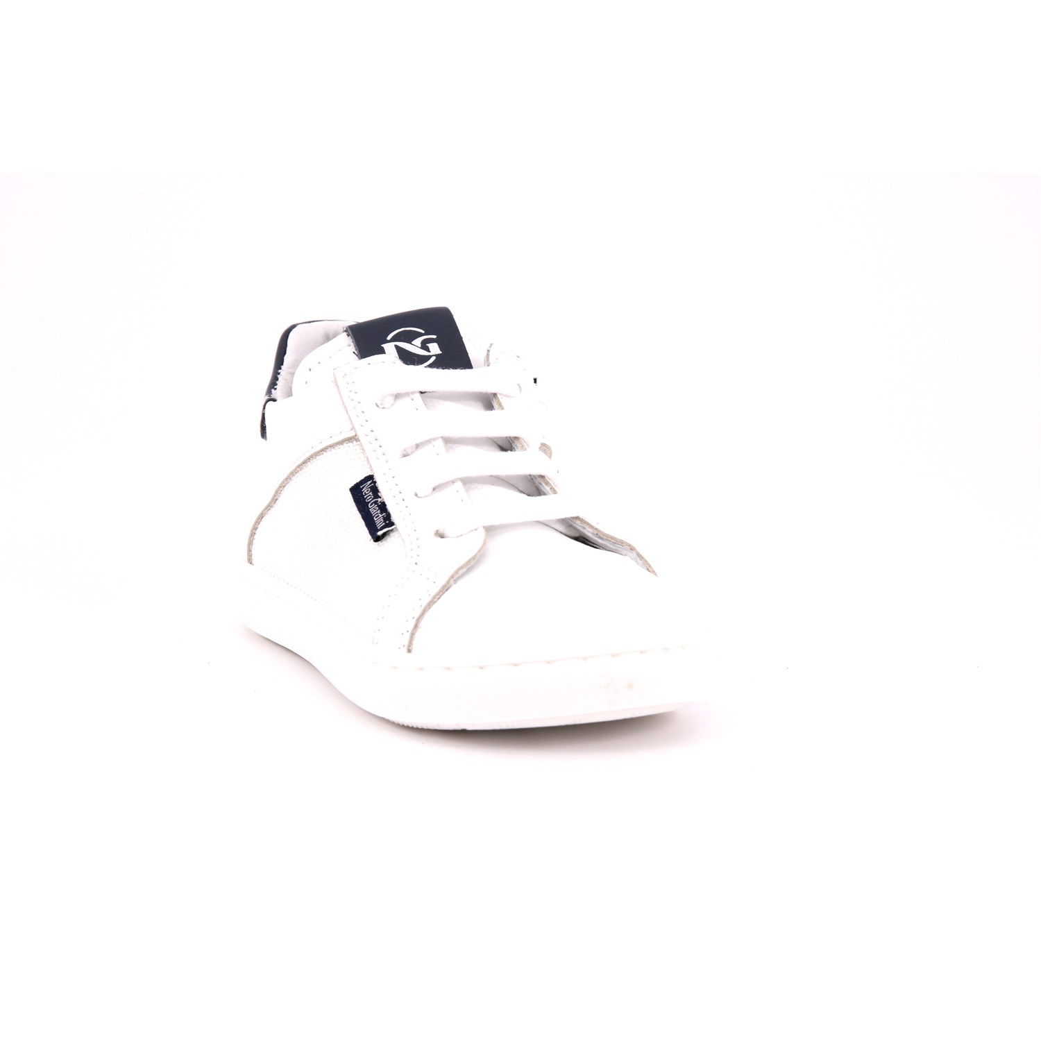 Scarpa Allacciata Nero Giardini Bambino Bianco Scarpa Allacciata Nero Giardini Bambino Bianco Scarpe 616 - E324910M 707
