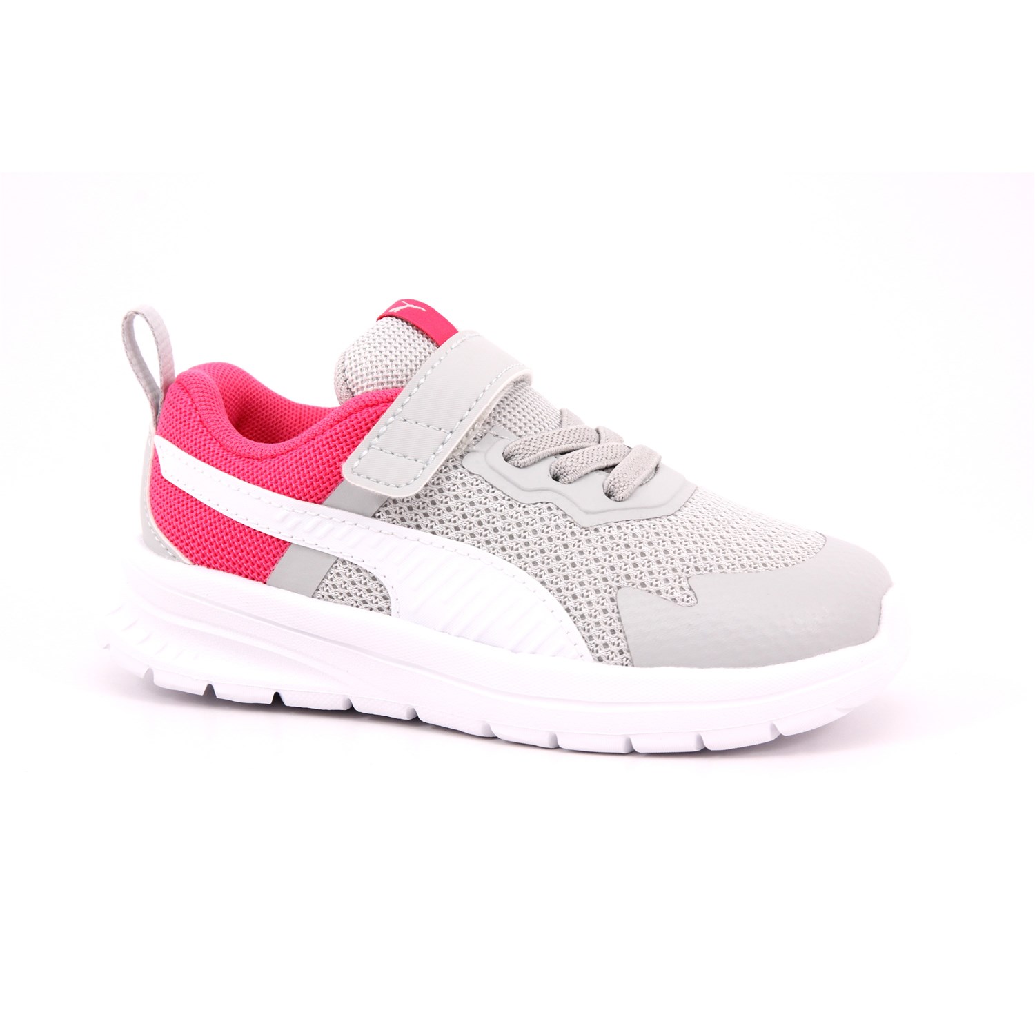 Scarpa Strappi + Elastico Puma Bambina Grigio Scarpa Strappi + Elastico Puma Bambina Grigio Scarpe 1160 - 386240-08