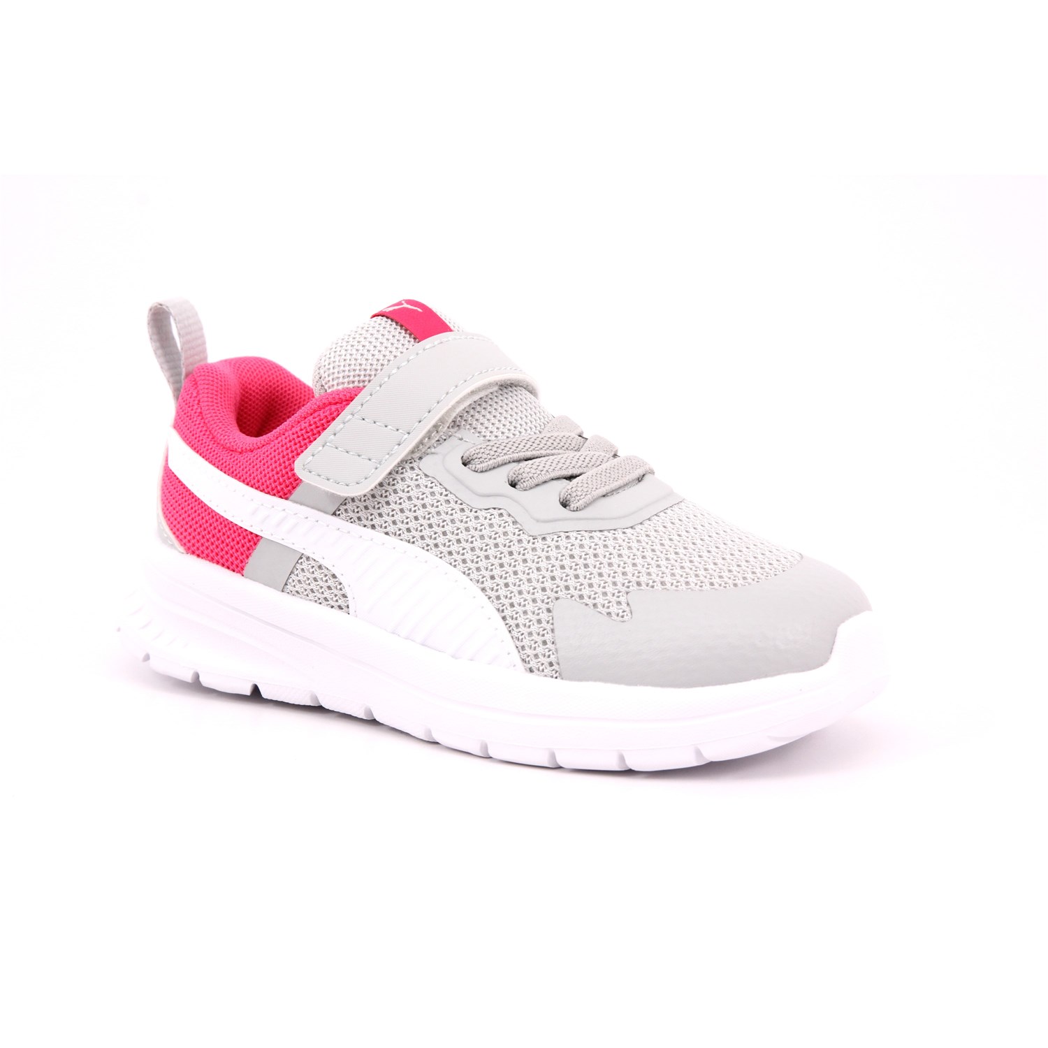 Scarpa Strappi + Elastico Puma Bambina Grigio Scarpa Strappi + Elastico Puma Bambina Grigio Scarpe 1160 - 386240-08