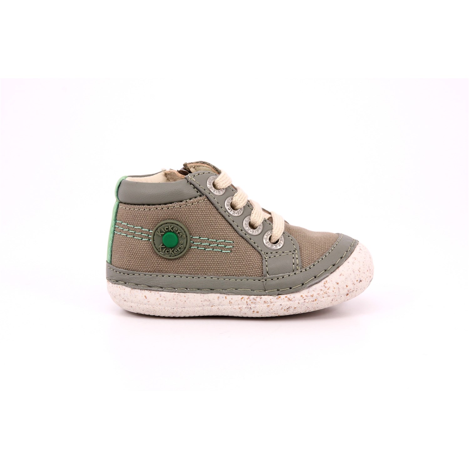 Scarpa Allacciata Kickers Bambino Kaki Scarpa Allacciata Kickers Bambino Kaki Scarpe 44 - 928060-10