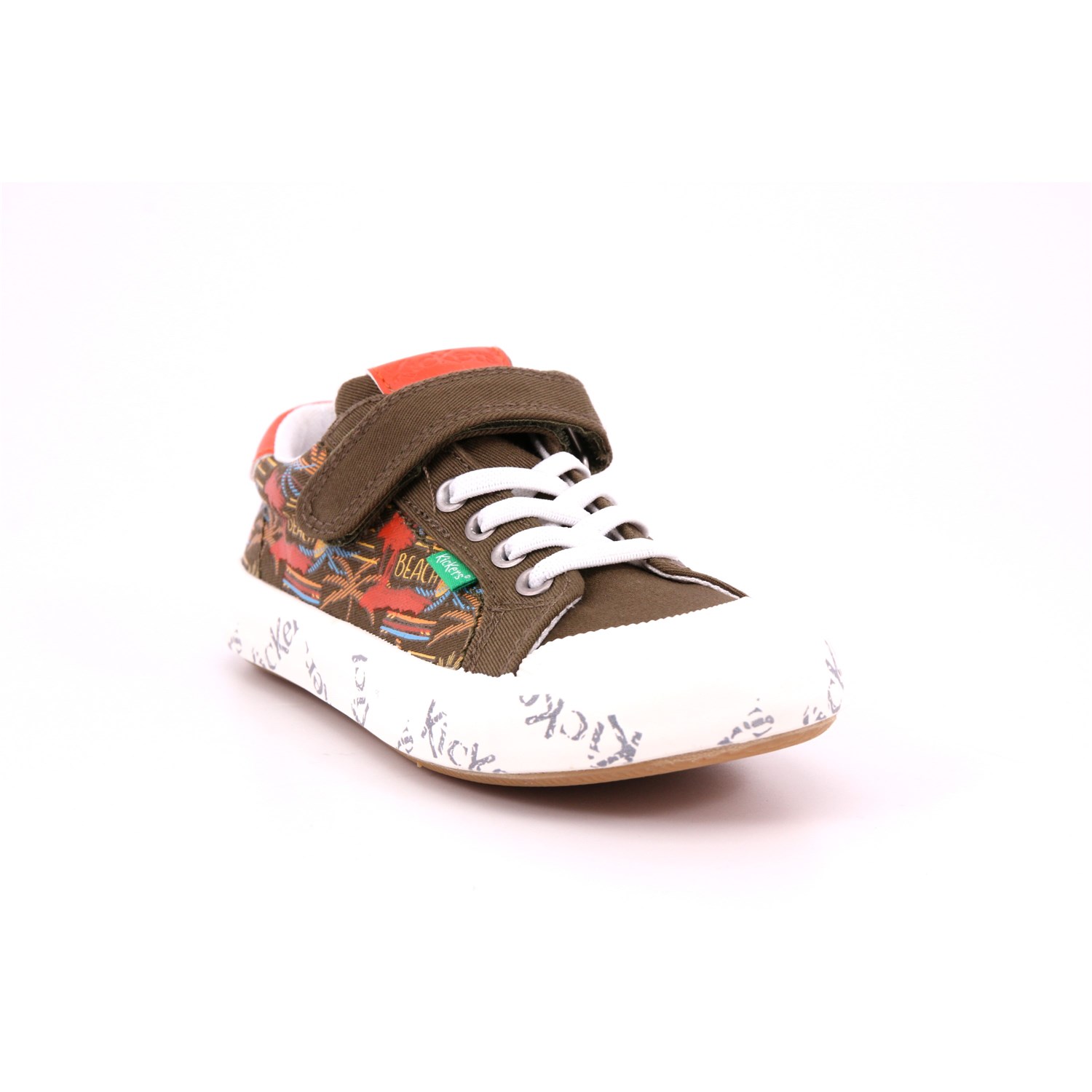 Scarpa Strappi + Elastico Kickers Bambino Kaki Scarpa Strappi + Elastico Kickers Bambino Kaki Scarpe 47 - 860866-30