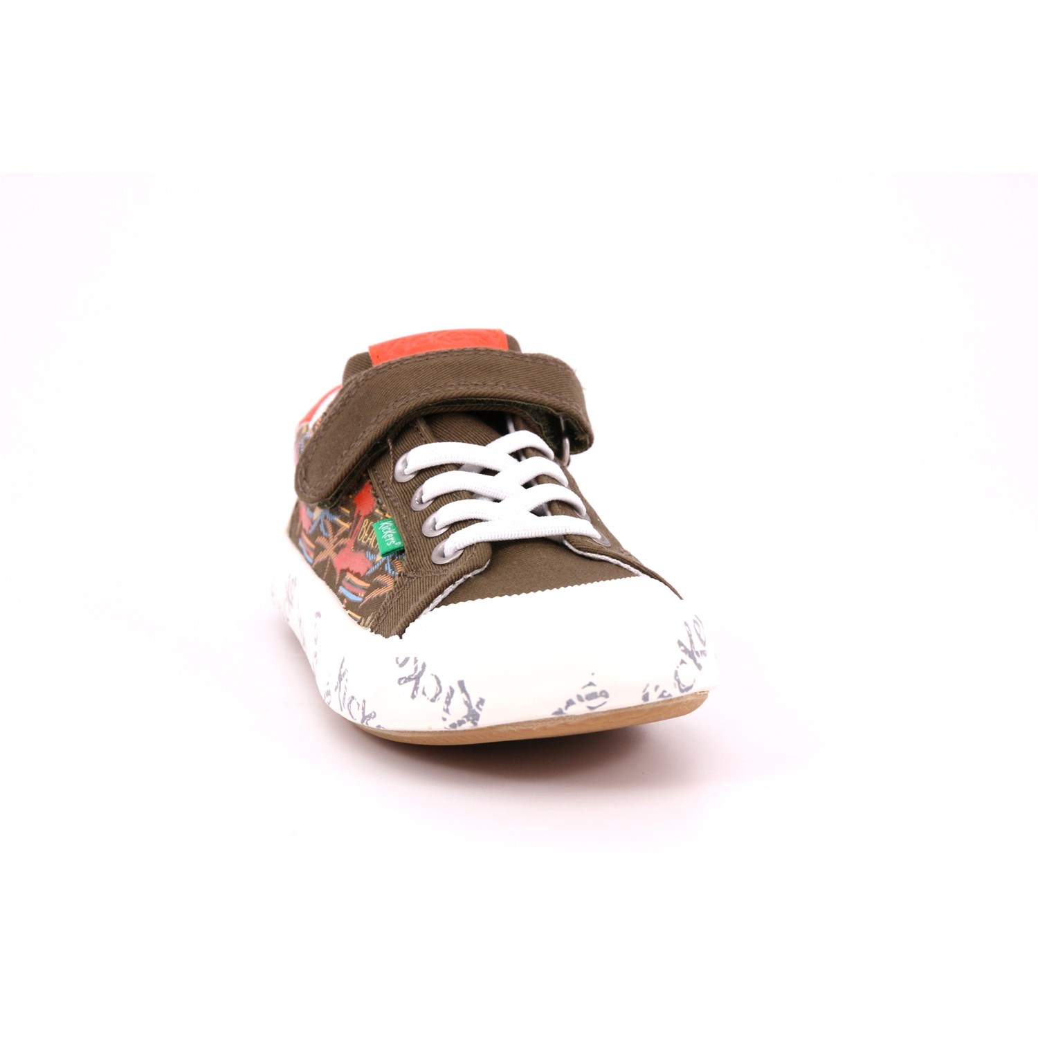 Scarpa Strappi + Elastico Kickers Bambino Kaki Scarpa Strappi + Elastico Kickers Bambino Kaki Scarpe 47 - 860866-30