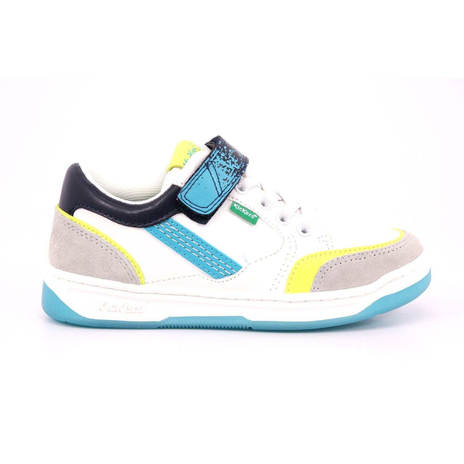 Scarpa Strappi + Elastico Kickers Bambino Bianco Scarpa Strappi + Elastico Kickers Bambino Bianco Scarpe 52 - 928540-30