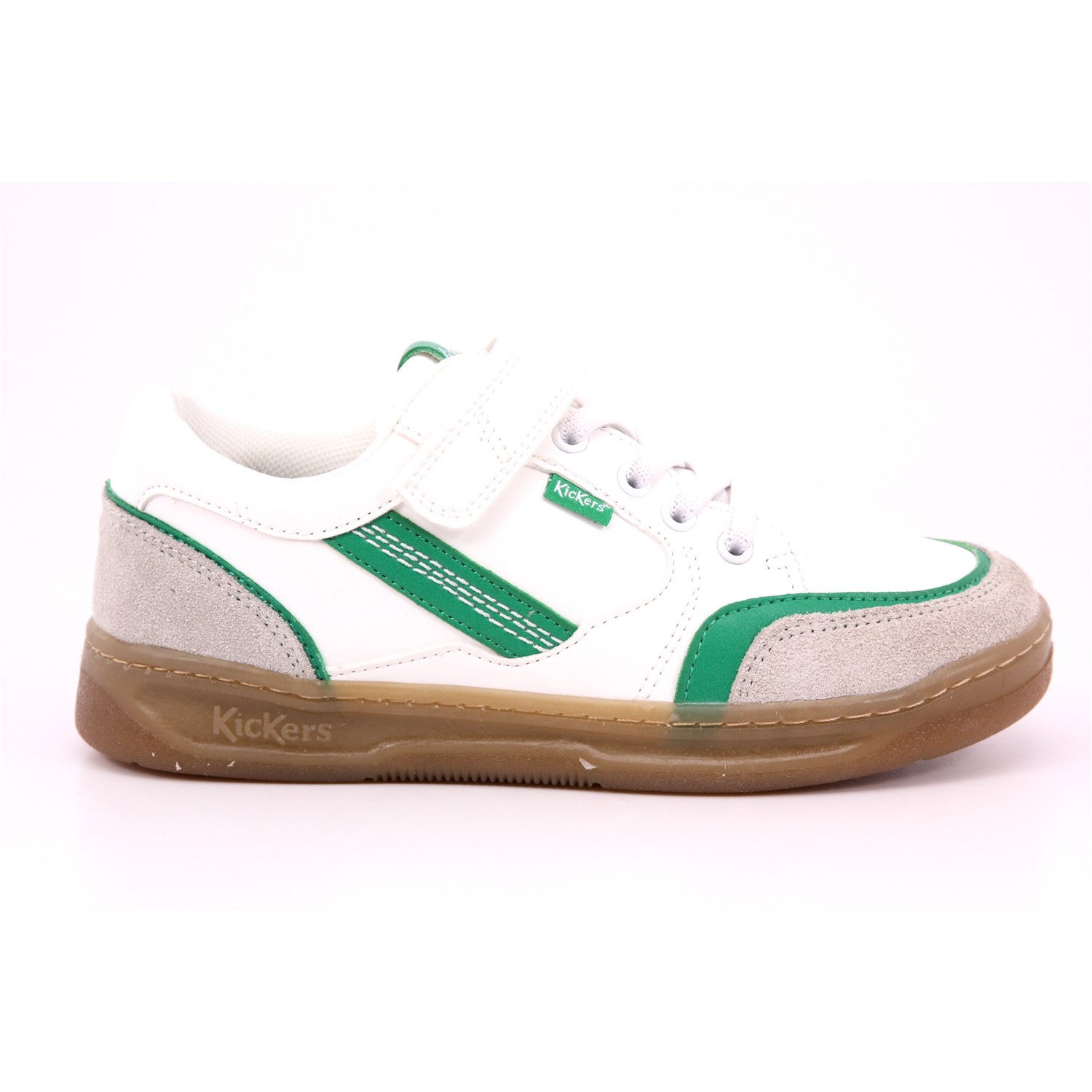 Scarpa Strappi + Elastico Kickers Bambino Bianco Scarpa Strappi + Elastico Kickers Bambino Bianco Scarpe 53 - 928541-30