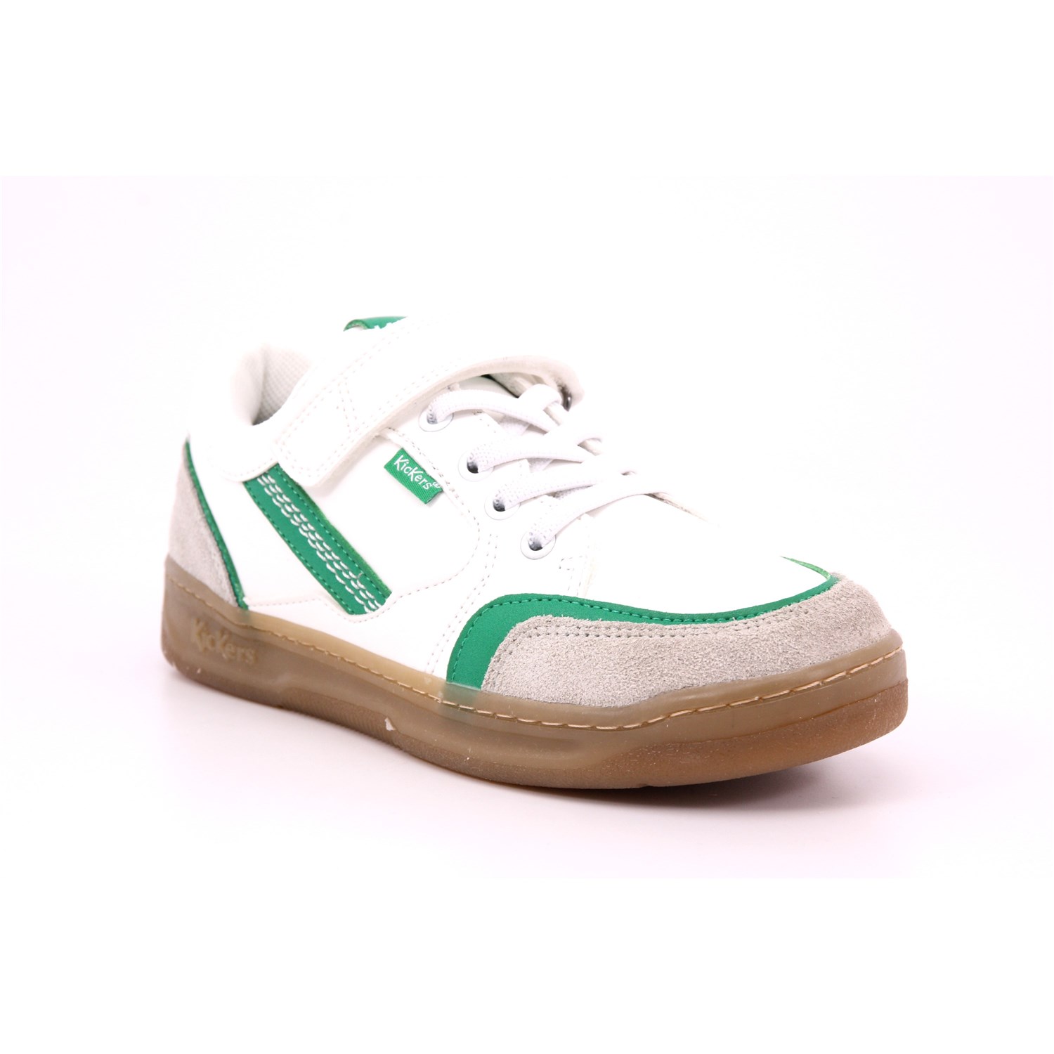 Scarpa Strappi + Elastico Kickers Bambino Bianco Scarpa Strappi + Elastico Kickers Bambino Bianco Scarpe 53 - 928541-30
