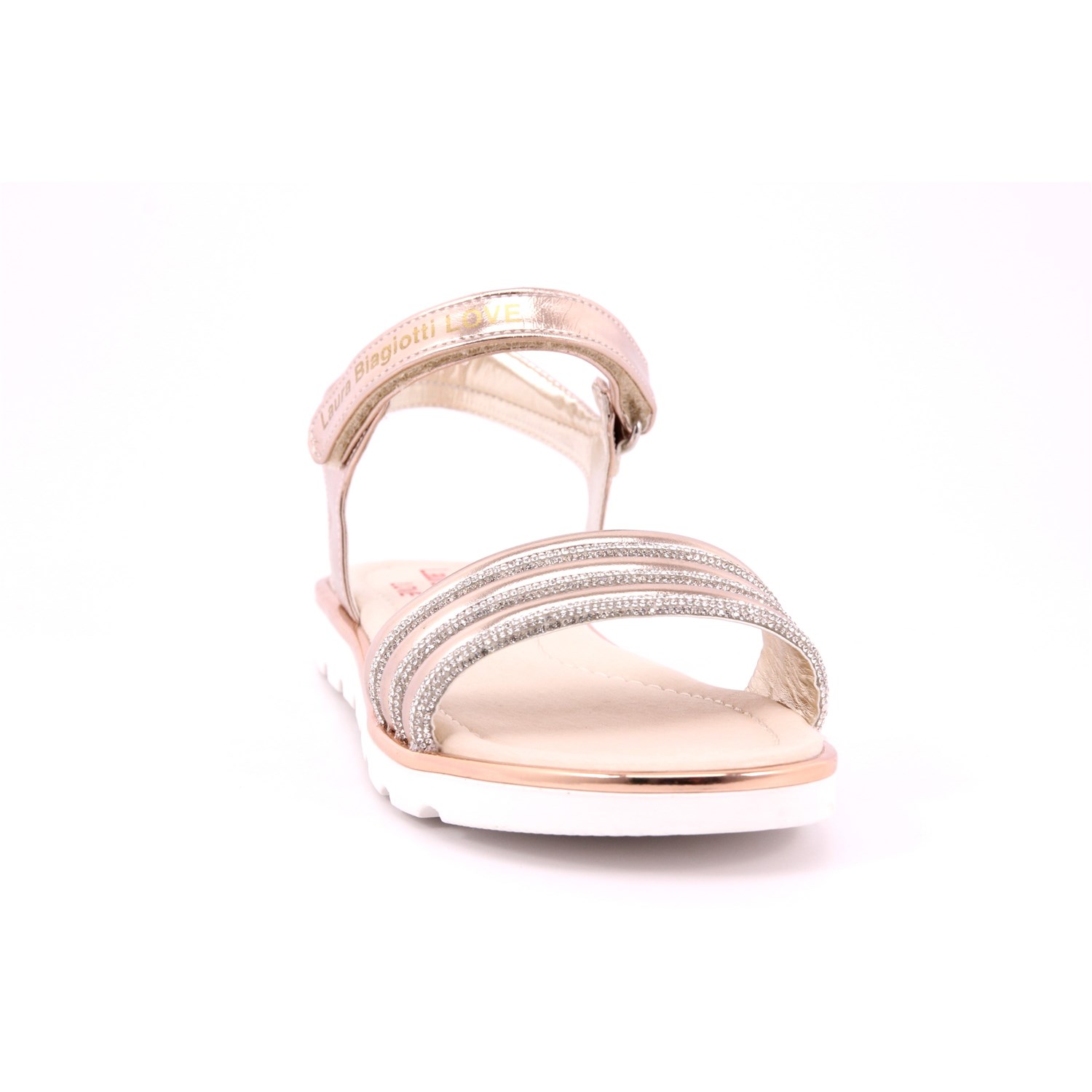 Sandalo Laura Biagiotti Bambina Cipria Sandalo Laura Biagiotti Bambina Cipria Scarpe 89 - 8409B