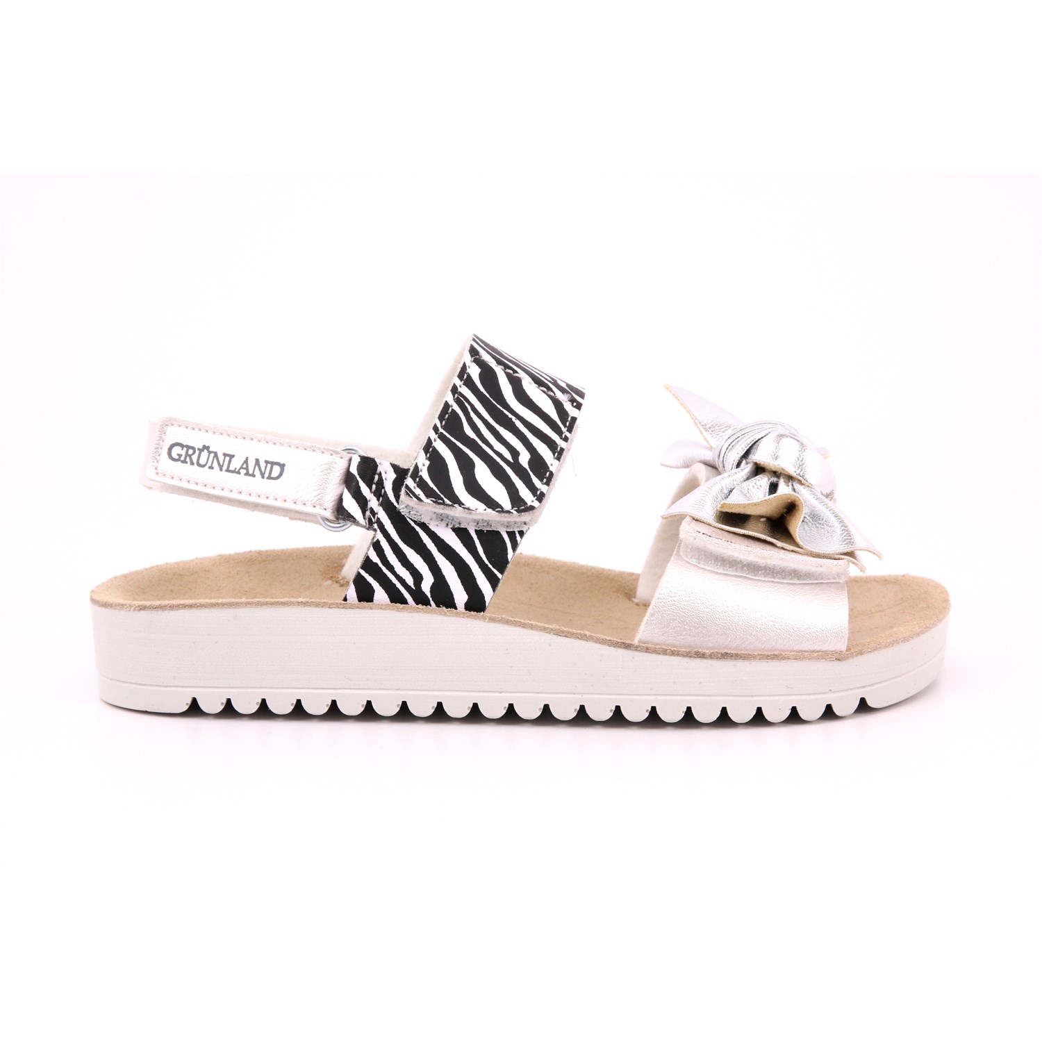 Sandalo Grunland Bambina Argento Sandalo Grunland Bambina Argento Scarpe 604 - SB2437