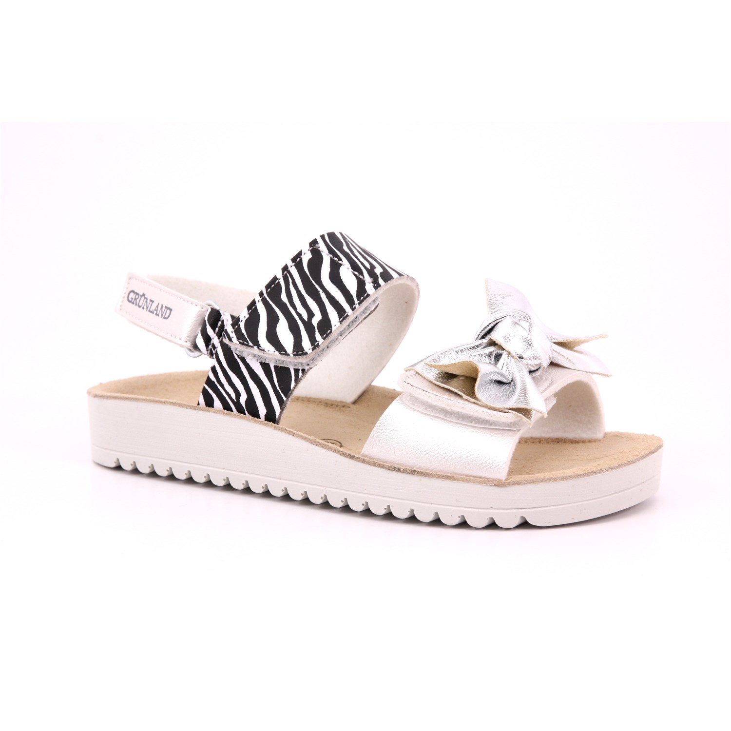 Sandalo Grunland Bambina Argento Sandalo Grunland Bambina Argento Scarpe 604 - SB2437