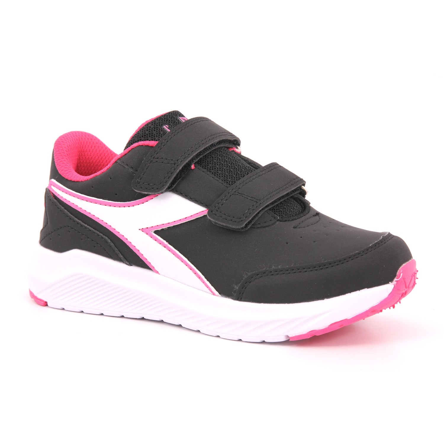 Scarpa Strappi + Elastico Diadora Bambina Nero Scarpa Strappi + Elastico Diadora Bambina Nero Scarpe 451 - 101.179549
