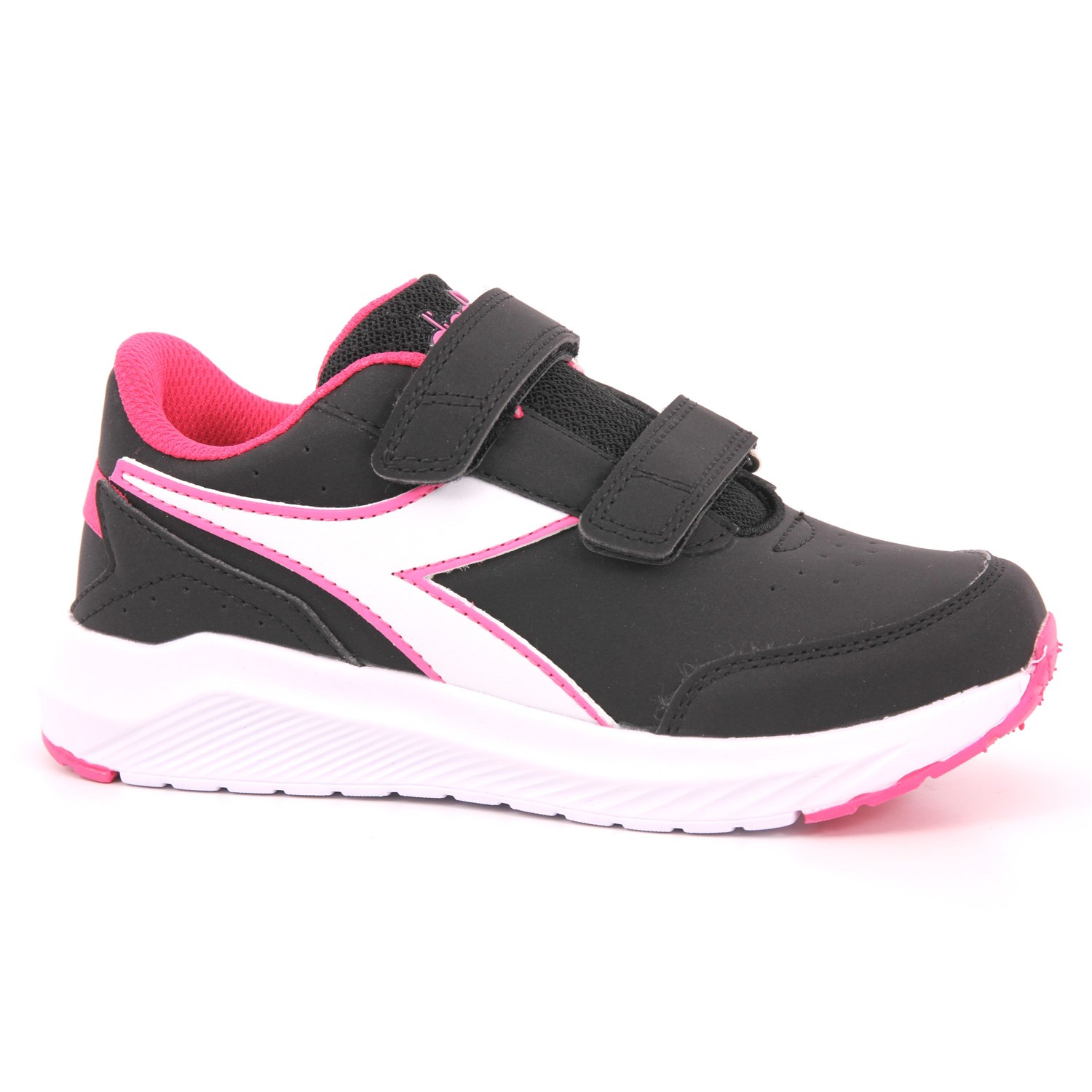 Scarpa Strappi + Elastico Diadora Bambina Nero Scarpa Strappi + Elastico Diadora Bambina Nero Scarpe 451 - 101.179549