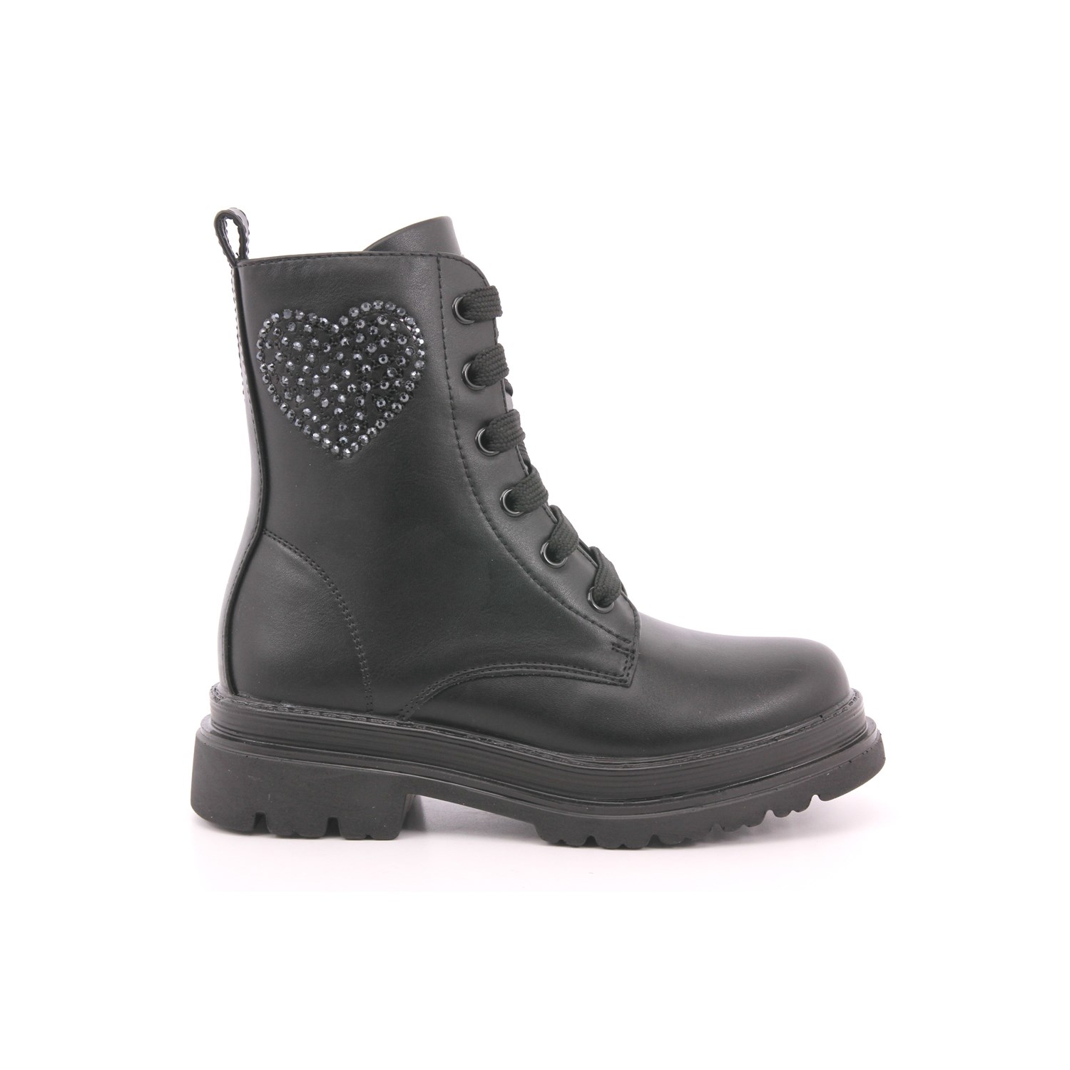 Anfibio Asso Bambina Nero Anfibio Asso Bambina Nero Scarpe 553 - AG15664A