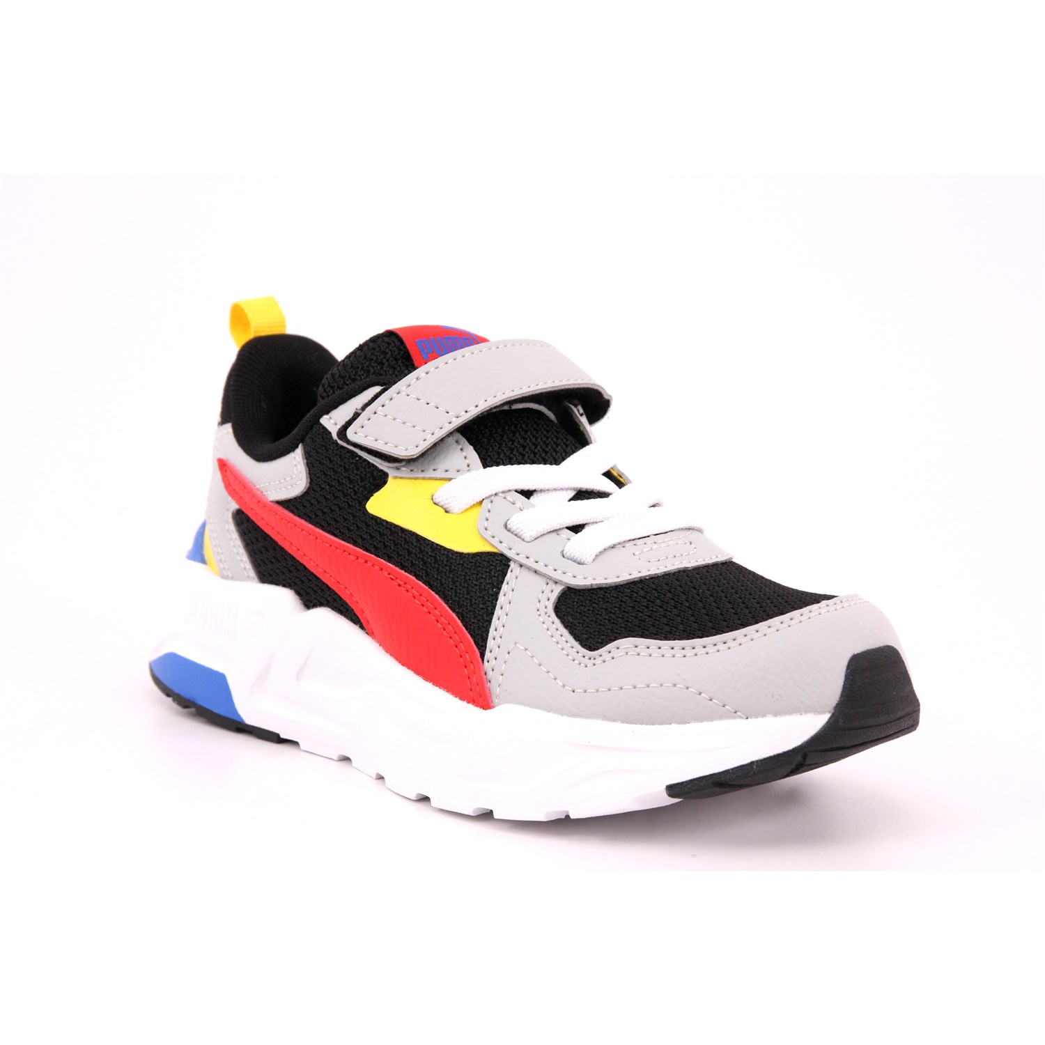 Scarpa Strappi + Elastico Puma Bambino Nero Scarpa Strappi + Elastico Puma Bambino Nero Scarpe 1221 - 39148007