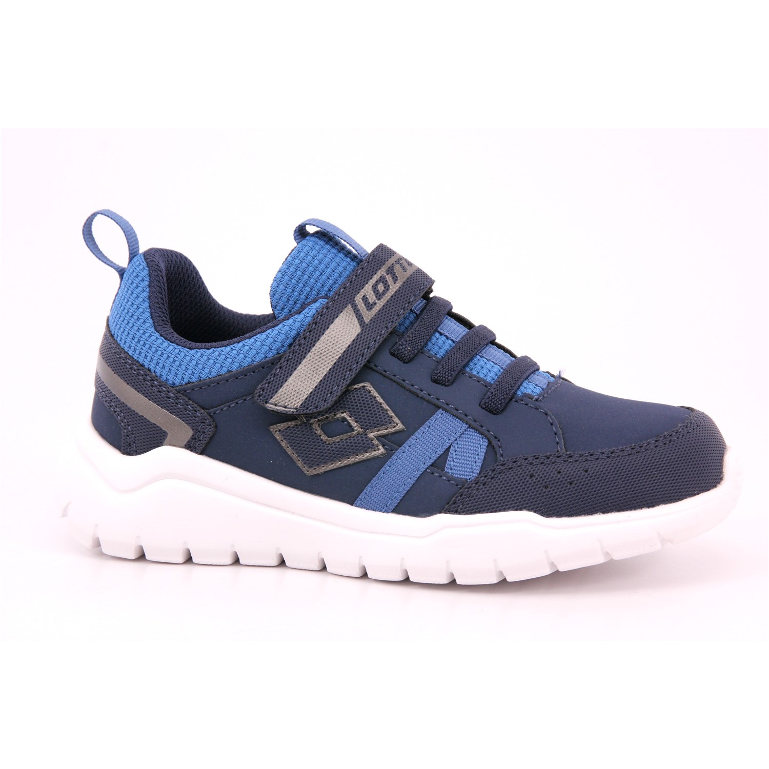 Scarpa Strappi + Elastico Lotto Bambino Blu Scarpa Strappi + Elastico Lotto Bambino Blu Scarpe 279 - 220098