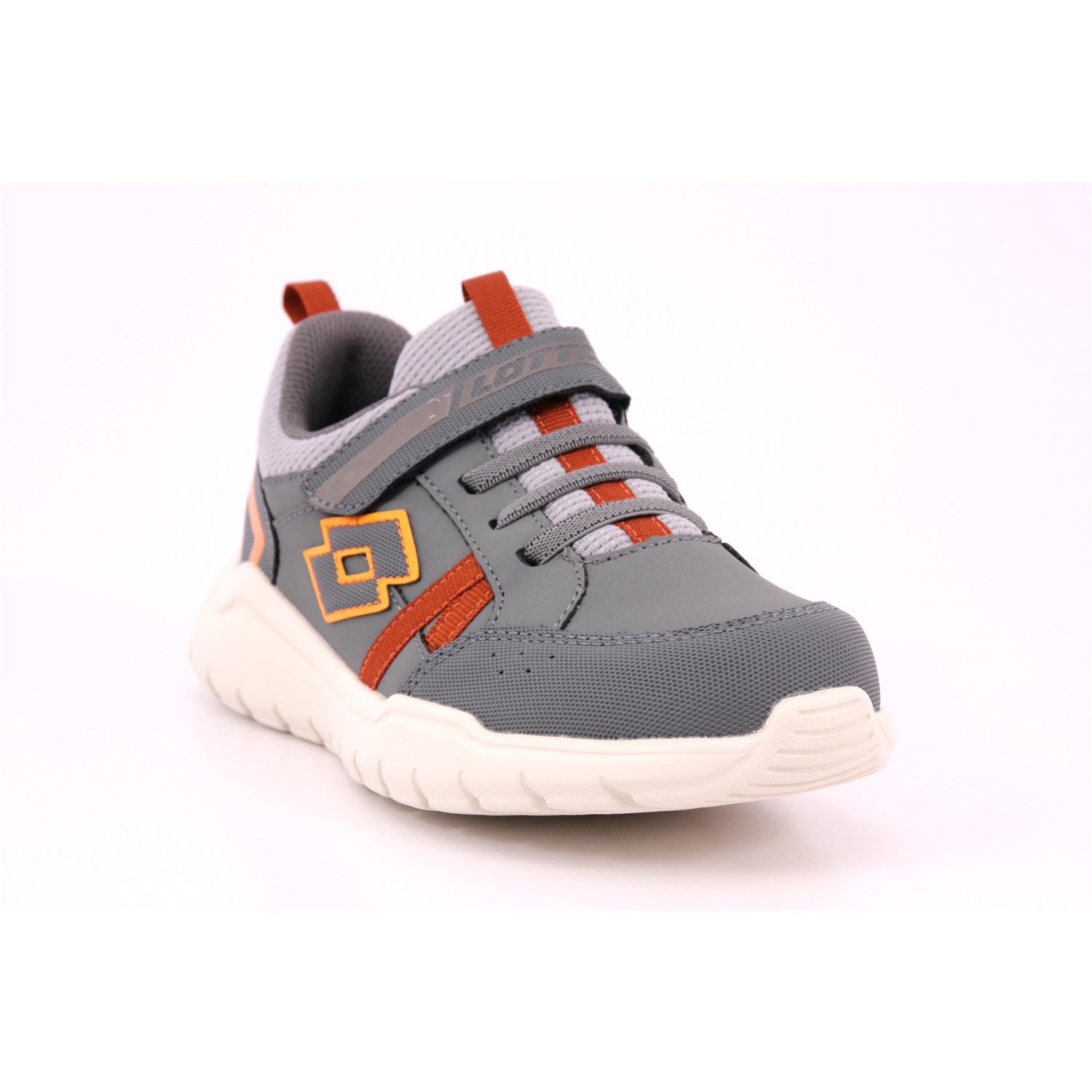 Scarpa Strappi + Elastico Lotto Bambino Grigio Scarpa Strappi + Elastico Lotto Bambino Grigio Scarpe 280 - 220098