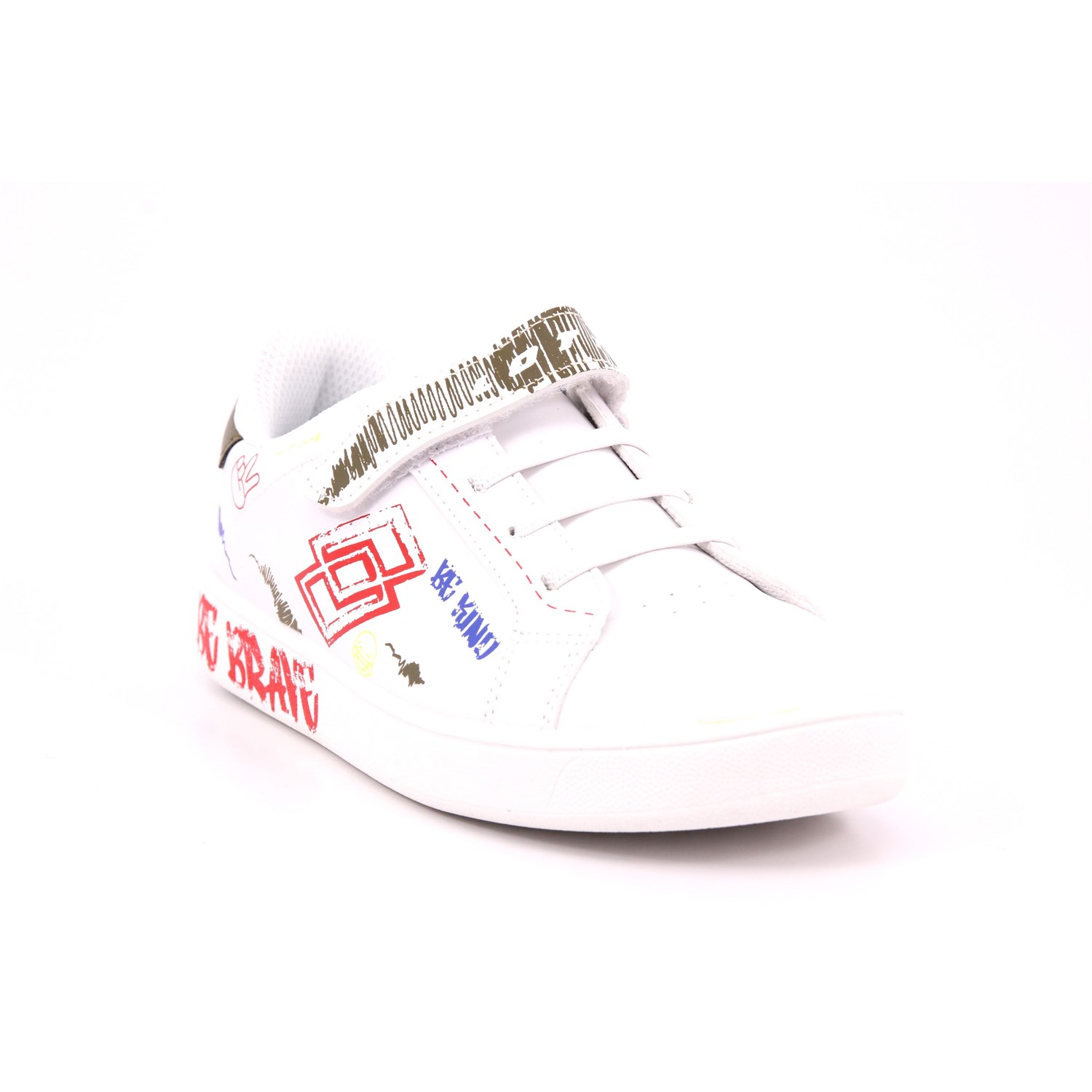 Scarpa Strappi + Elastico Lotto Bambino Bianco Scarpa Strappi + Elastico Lotto Bambino Bianco Scarpe 282 - 220135