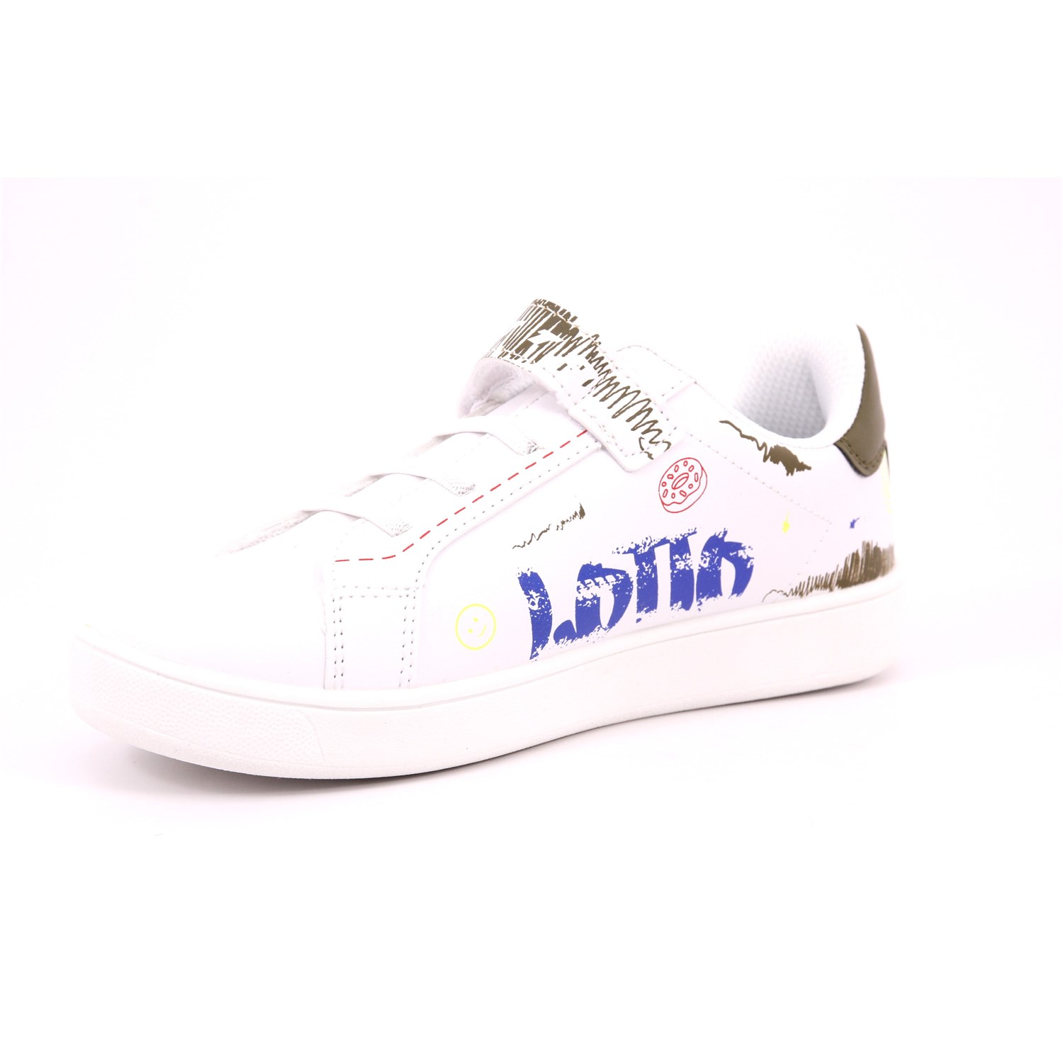 Scarpa Strappi + Elastico Lotto Bambino Bianco Scarpa Strappi + Elastico Lotto Bambino Bianco Scarpe 282 - 220135