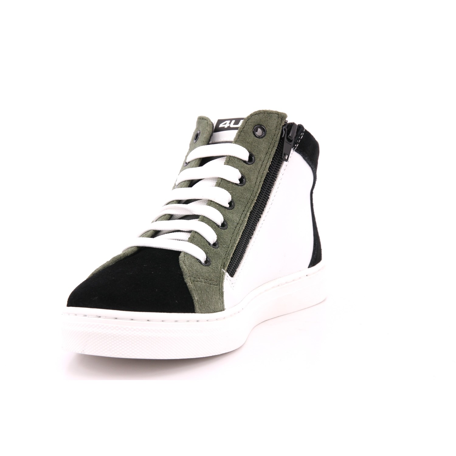 Scarpa Allacciata Paciotti 4us Bambino Bianco/nero Scarpa Allacciata Paciotti 4us Bambino Bianco/nero Scarpe 34 - 42560B