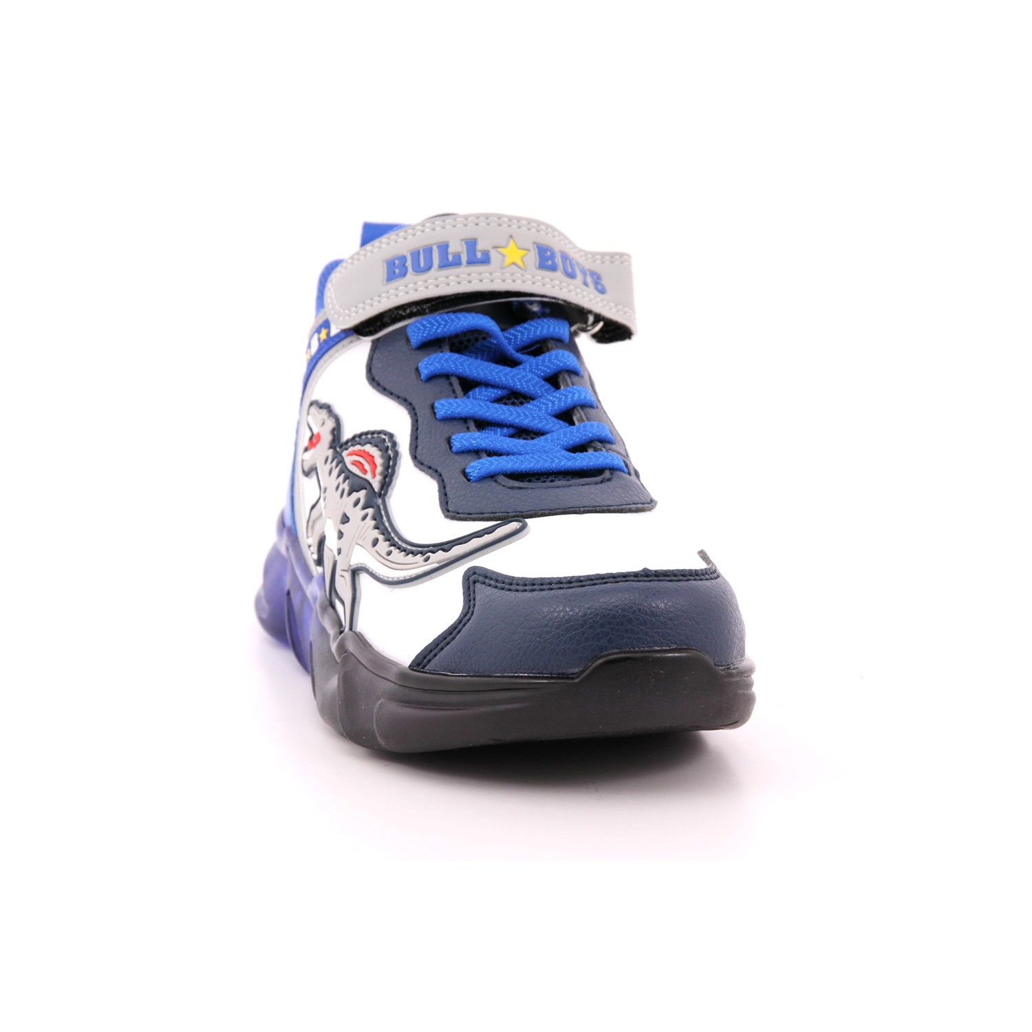 Scarpa Strappi + Elastico Bull Boys Bambino Bianco/azzurro Scarpa Strappi + Elastico Bull Boys Bambino Bianco/azzurro Scarpe 34 - DNAL3390