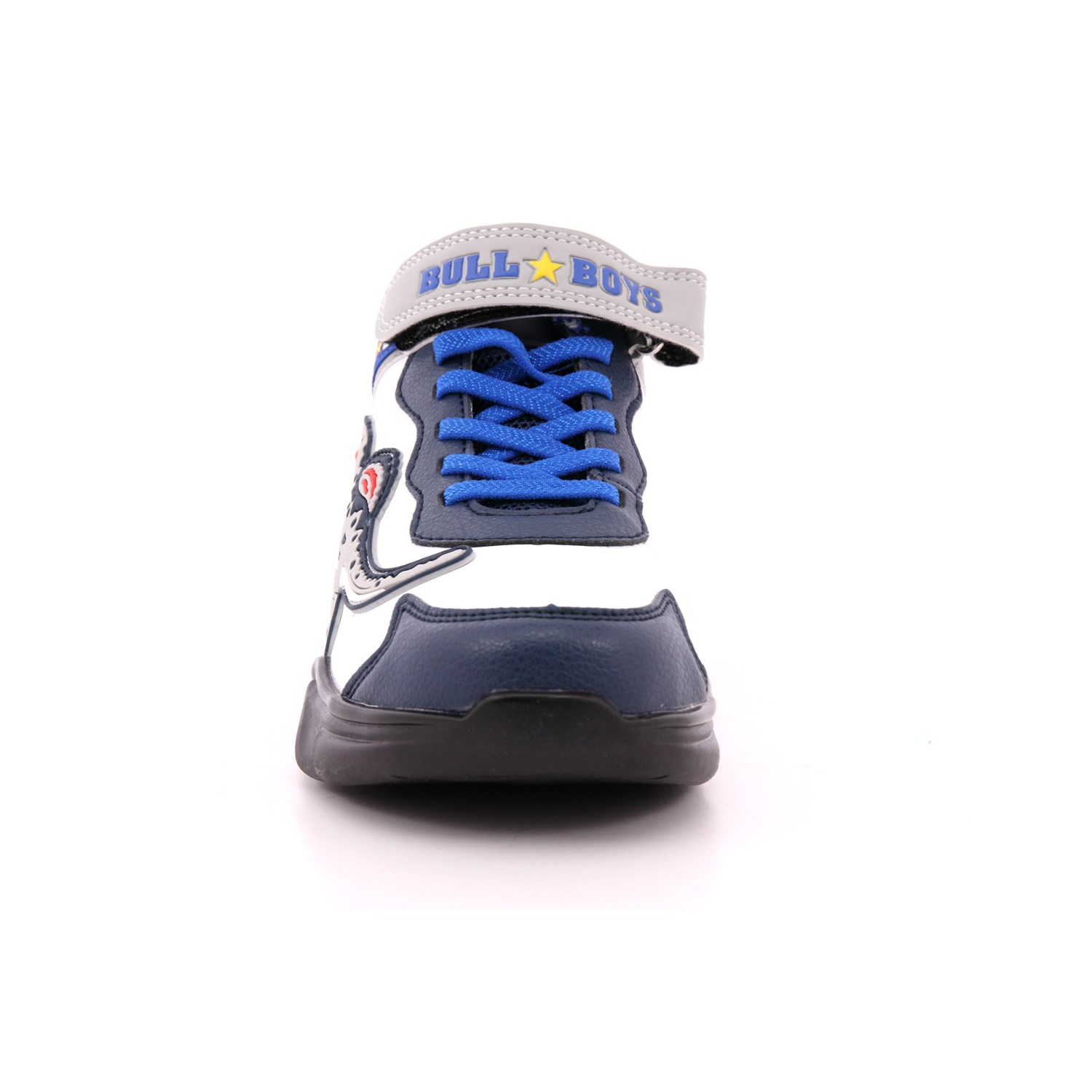 Scarpa Strappi + Elastico Bull Boys Bambino Bianco/azzurro Scarpa Strappi + Elastico Bull Boys Bambino Bianco/azzurro Scarpe 34 - DNAL3390