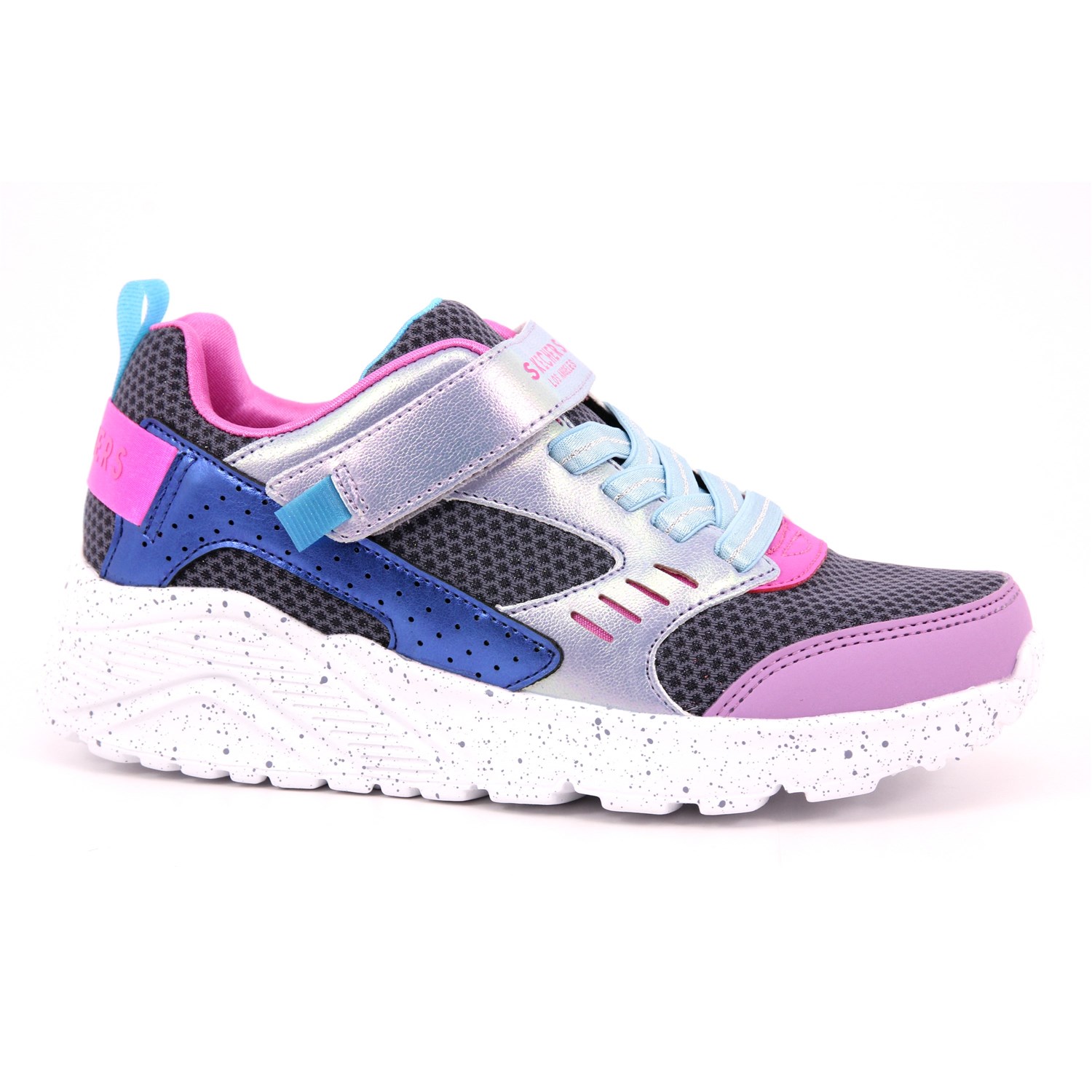 Scarpa Strappi + Elastico Skechers Bambina Lilla Scarpa Strappi + Elastico Skechers Bambina Lilla Scarpe 259 - 310464L