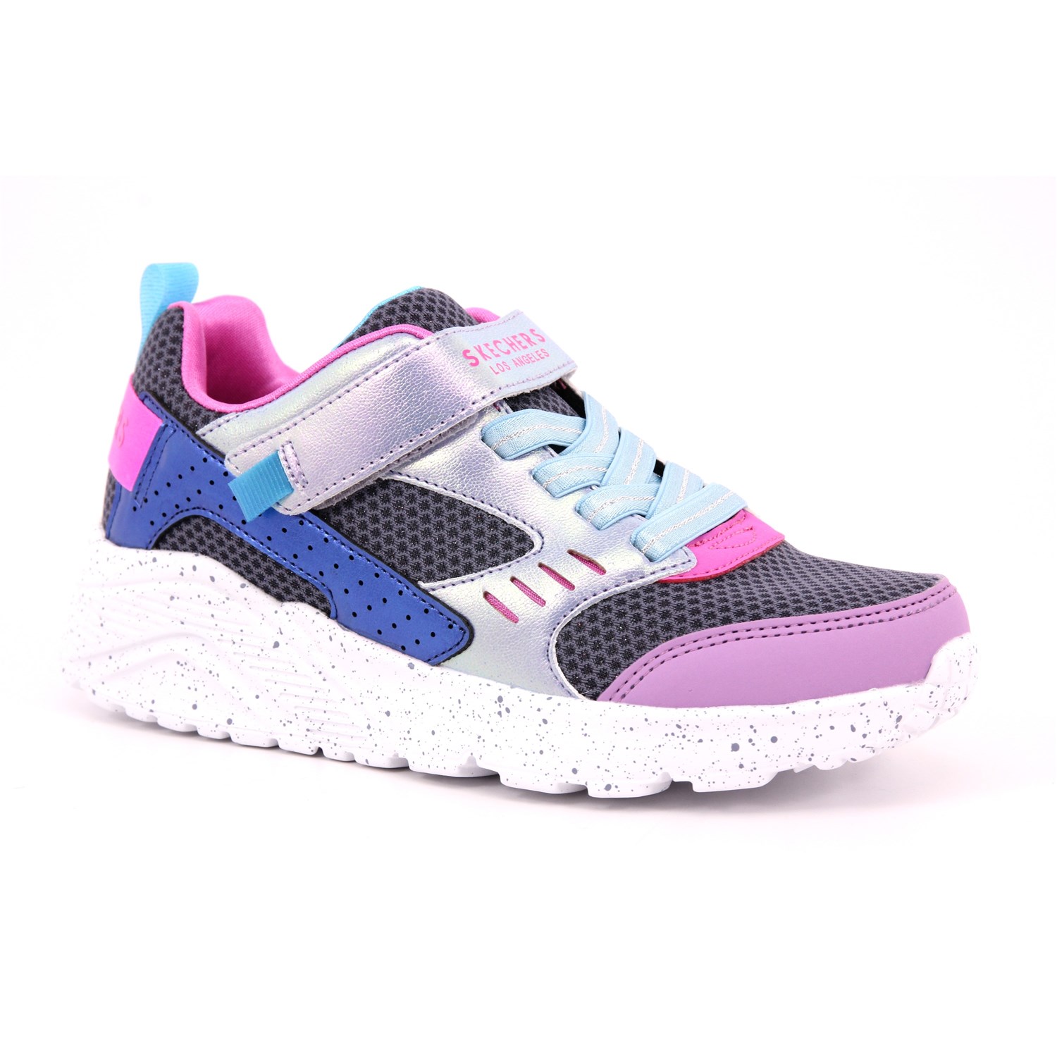 Scarpa Strappi + Elastico Skechers Bambina Lilla Scarpa Strappi + Elastico Skechers Bambina Lilla Scarpe 259 - 310464L