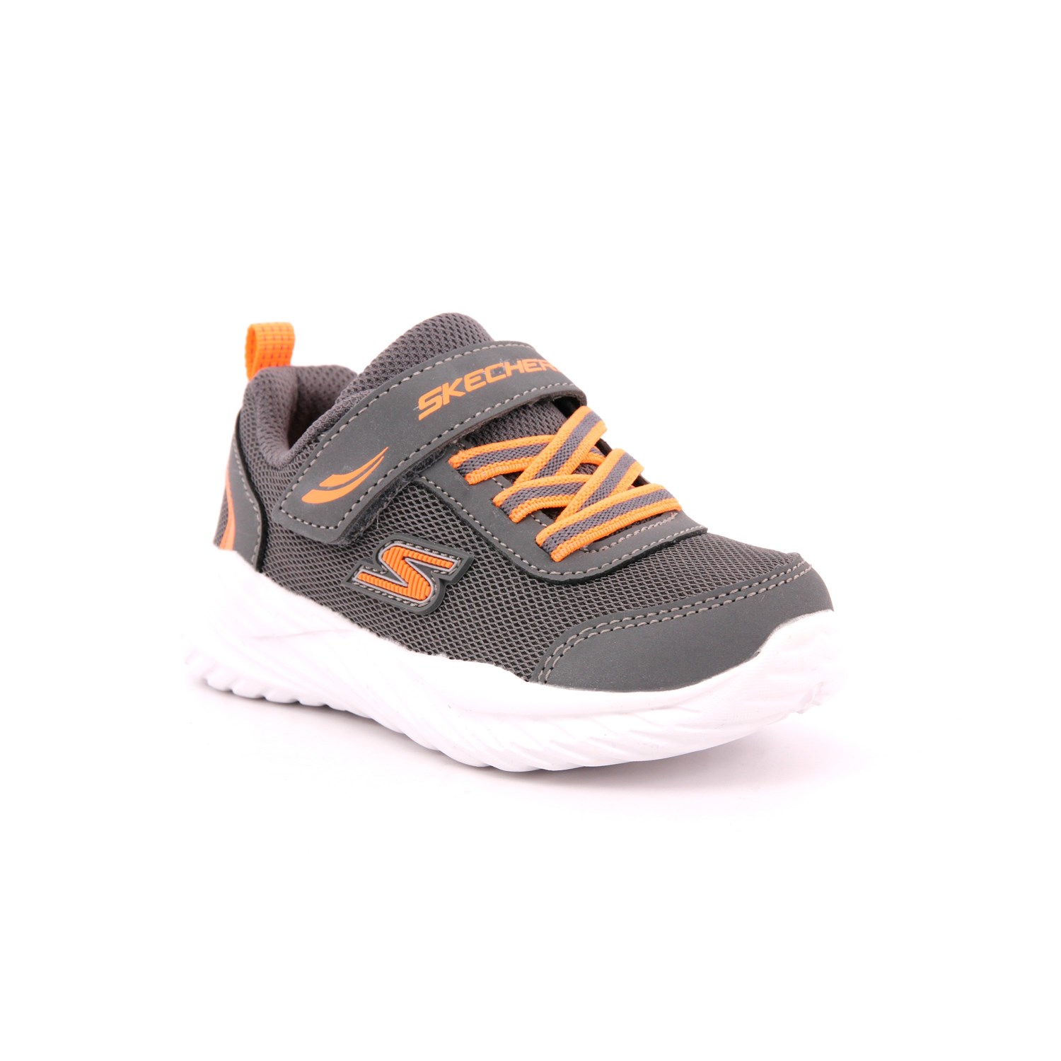 Scarpa Strappi + Elastico Skechers Bambino Grigio Scarpa Strappi + Elastico Skechers Bambino Grigio Scarpe 265 - 407308N