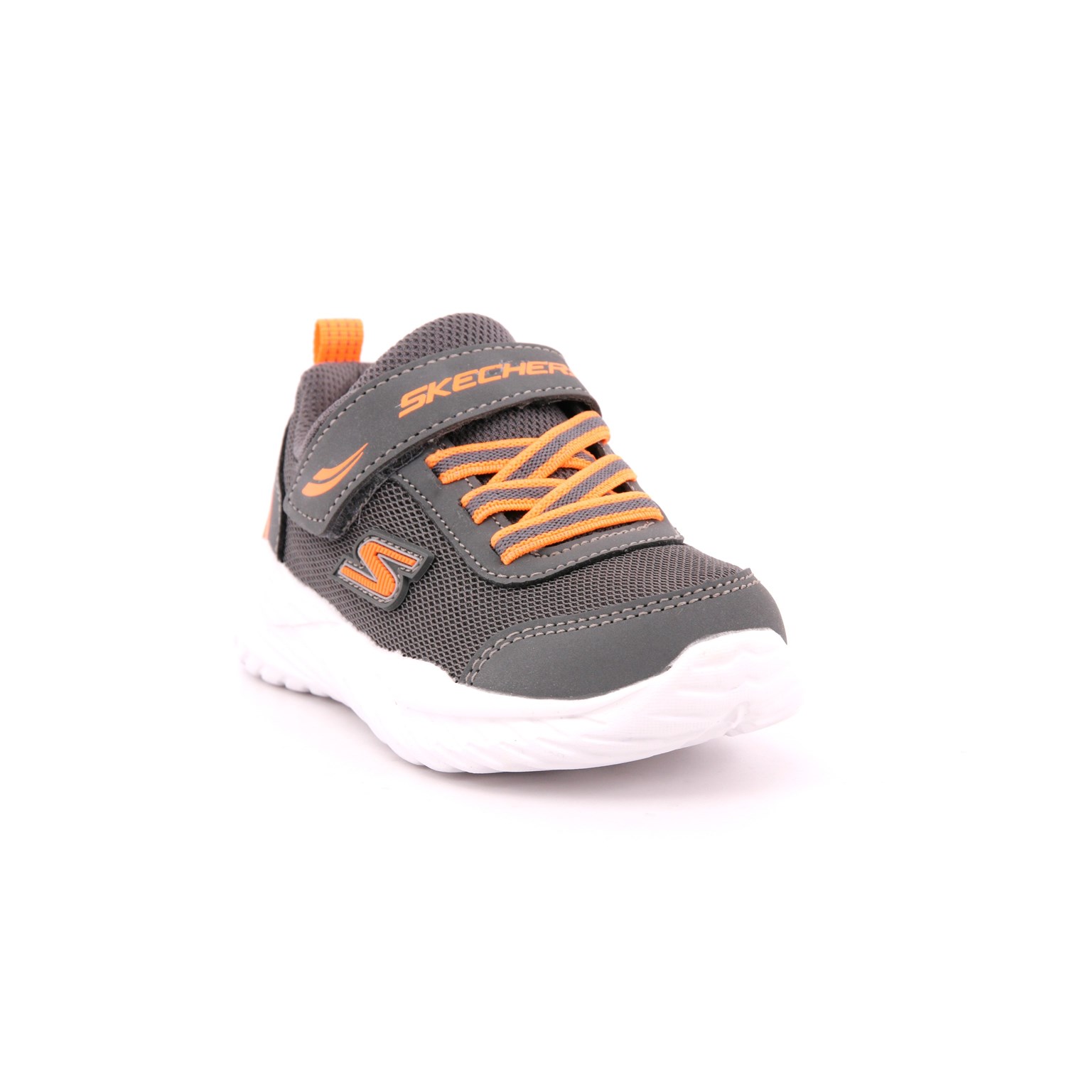 Scarpa Strappi + Elastico Skechers Bambino Grigio Scarpa Strappi + Elastico Skechers Bambino Grigio Scarpe 265 - 407308N