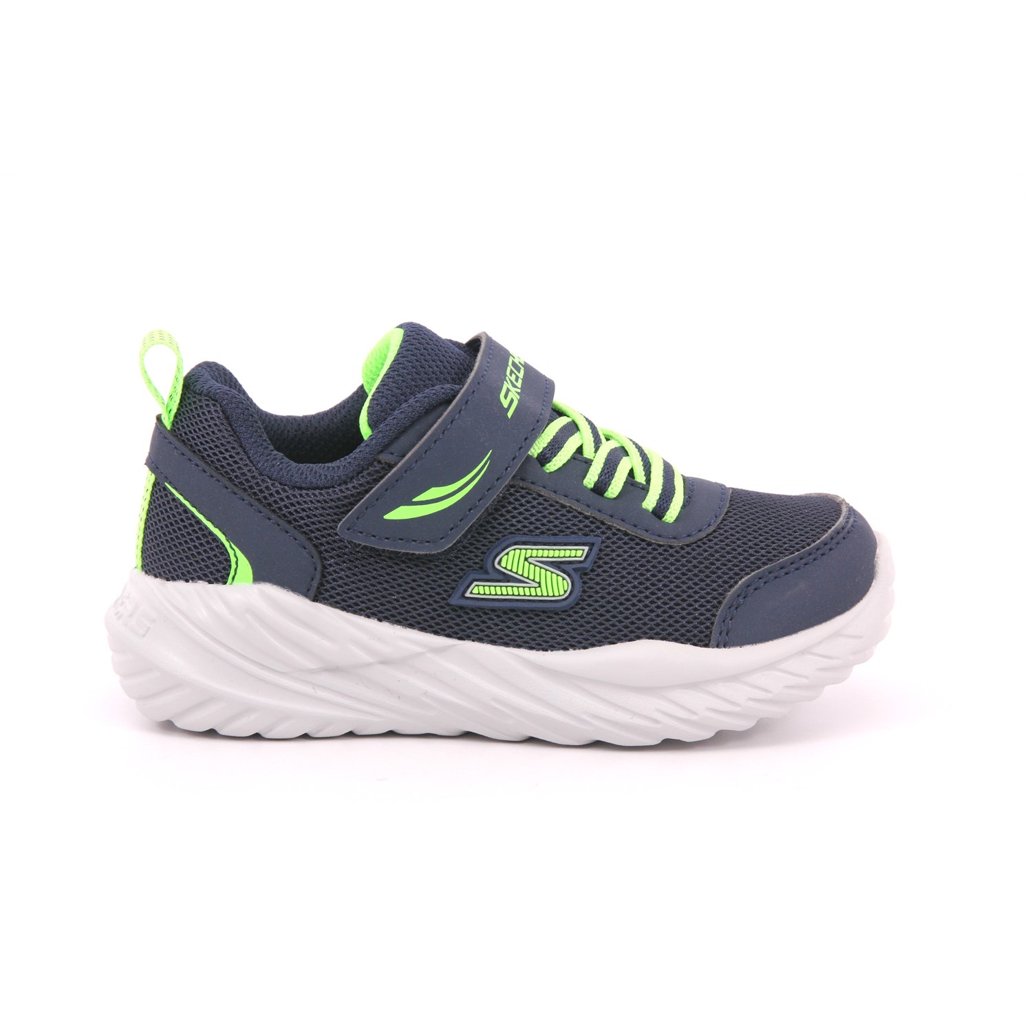 Scarpa Strappi + Elastico Skechers Bambino Blu Scarpa Strappi + Elastico Skechers Bambino Blu Scarpe 267 - 407308N