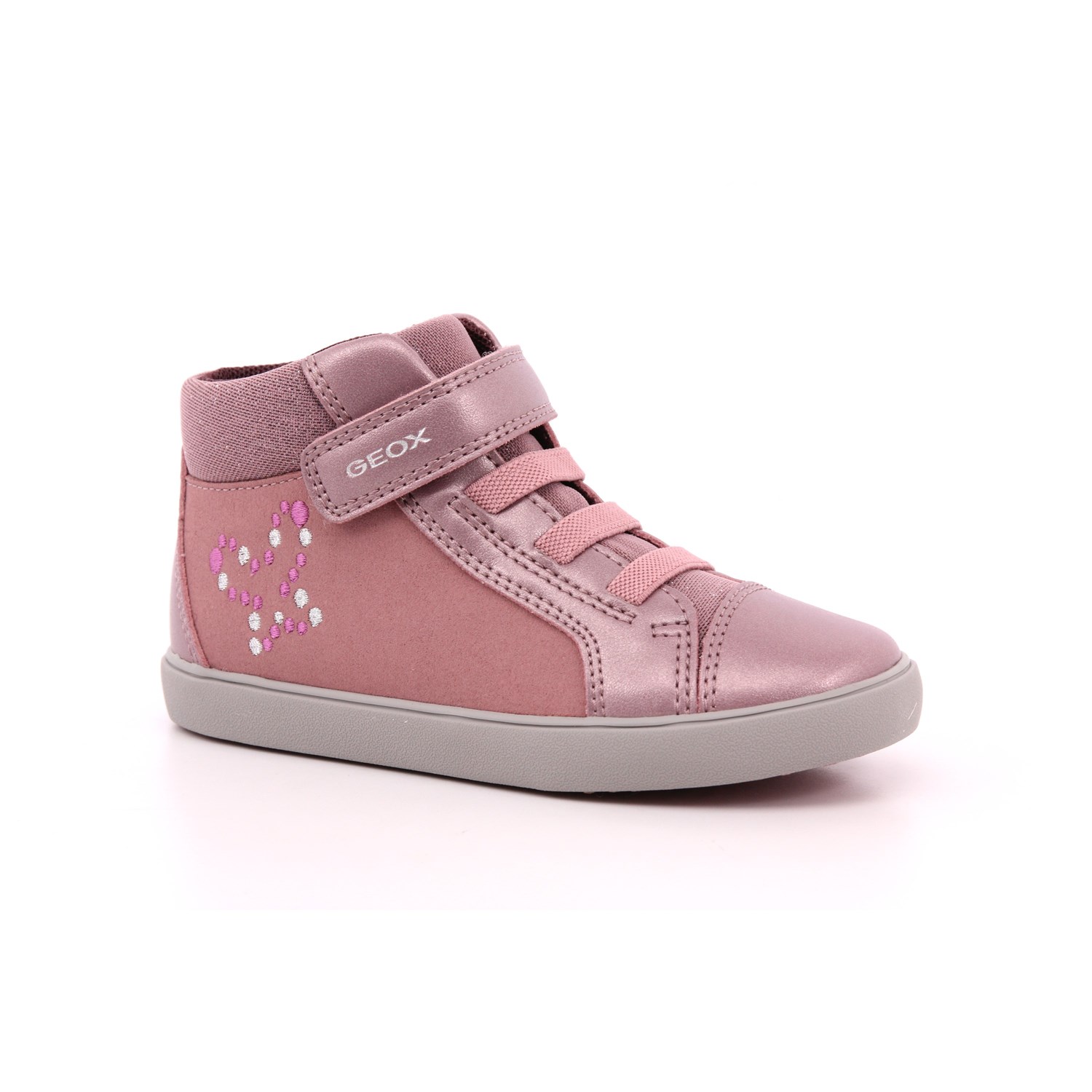Scarpa Strappi + Elastico Geox Bambina Rosa Scarpa Strappi + Elastico Geox Bambina Rosa Scarpe 515 - B361MB