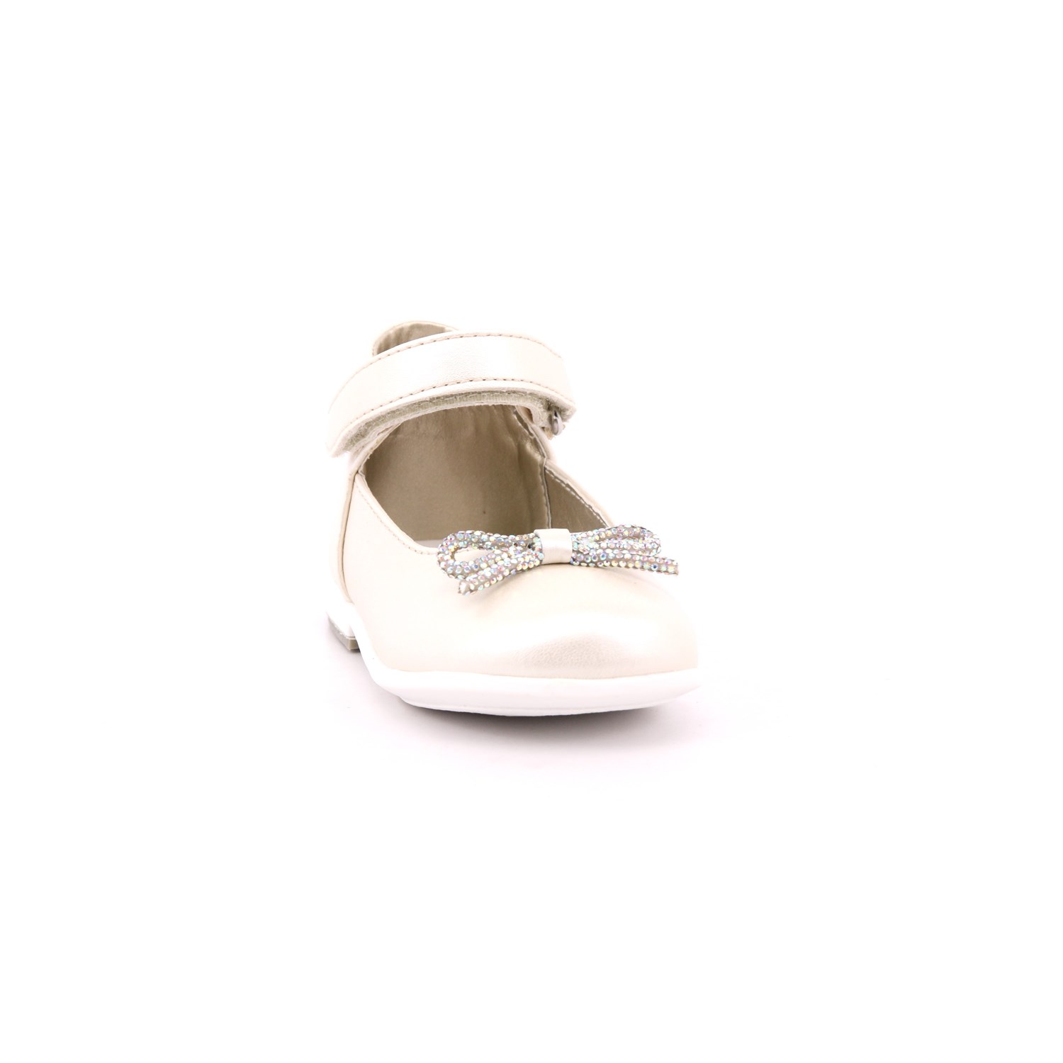 Scarpa Allacciata Asso Bambina Avorio Scarpa Allacciata Asso Bambina Avorio Scarpe 582 - AG16061A