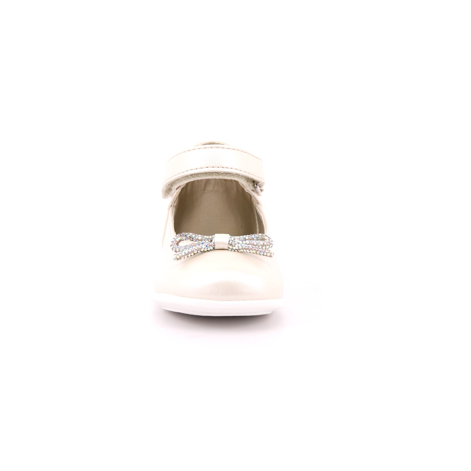 Scarpa Allacciata Asso Bambina Avorio Scarpa Allacciata Asso Bambina Avorio Scarpe 582 - AG16061A